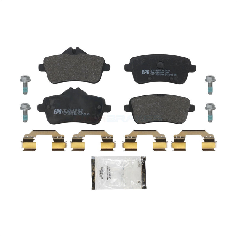 AmeriBRAKES NWF-EPS1630 Disc Brake Pad for 2012-2020 Mercedes-Benz GLE43 AMG, Mercedes-Benz GLS350d and More - Rear