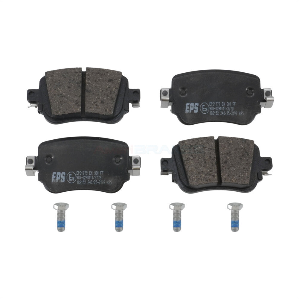 AmeriBRAKES NWF-EPS1779 Disc Brake Pad for 2015-2022 Volkswagen Golf, Volkswagen Golf Alltrack and More - Rear