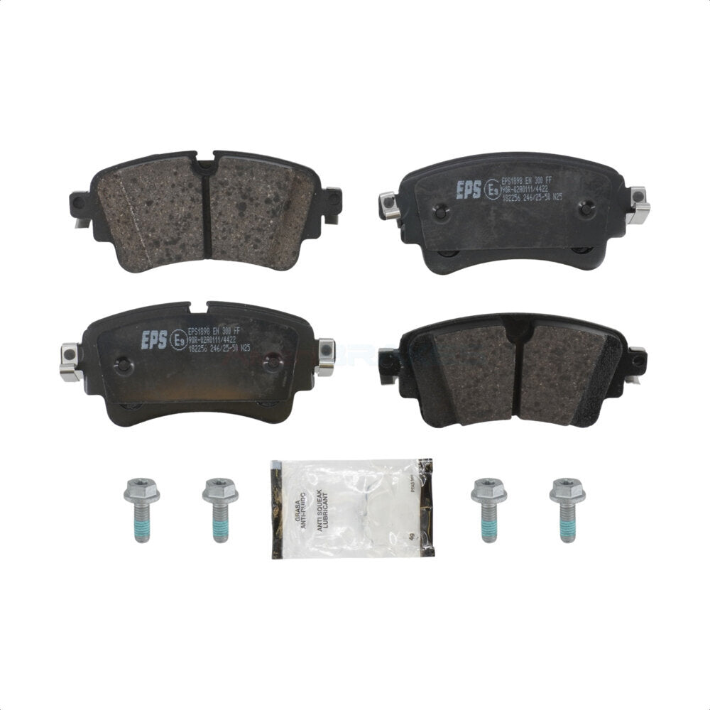 AmeriBRAKES NWF-EPS1898 Disc Brake Pad for 2017-2021 Audi RS5, Audi RS5 Sportback and More - Rear