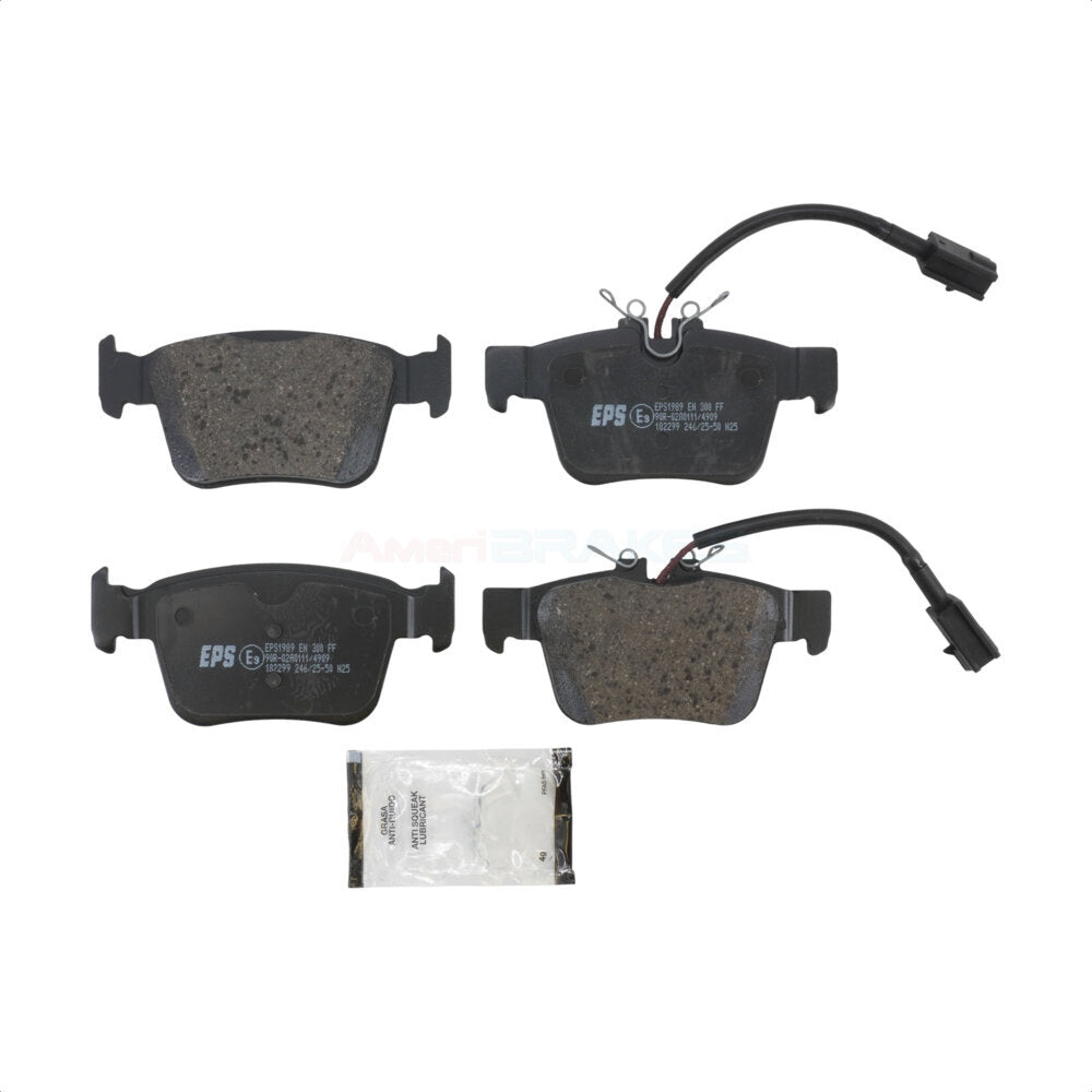 AmeriBRAKES NWF-EPS1989 Disc Brake Pad for 2017-2024 Alfa Romeo Giulia, Alfa Romeo Stelvio - Rear