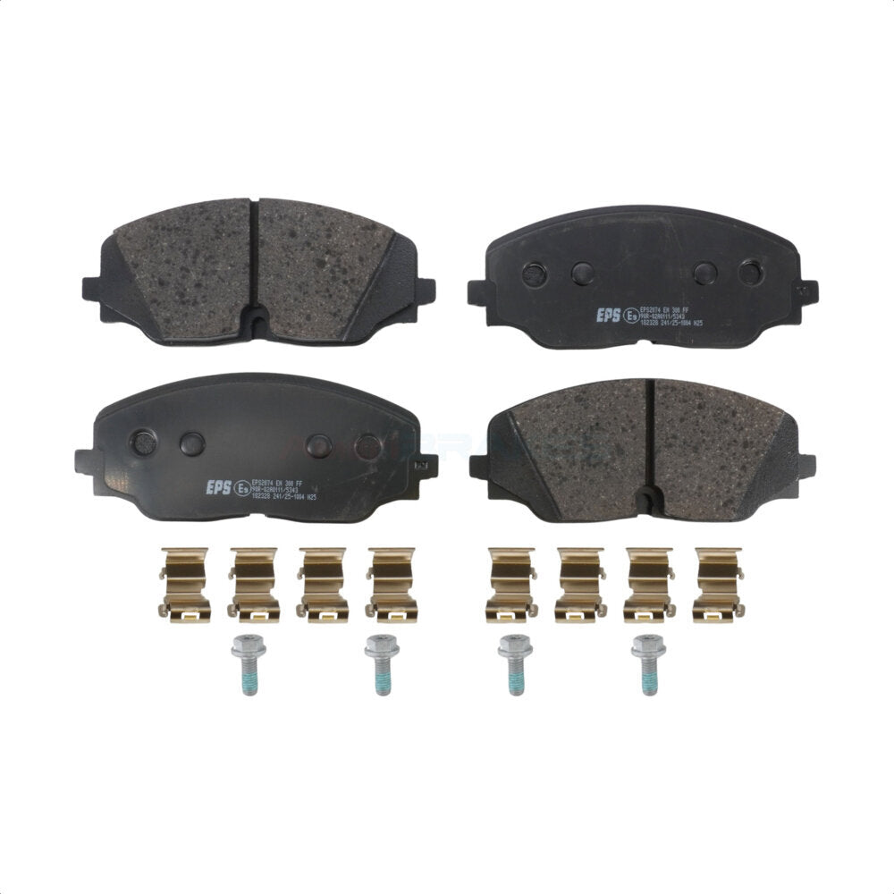 AmeriBRAKES NWF-EPS2074 Disc Brake Pad for 2018-2024 Volkswagen Atlas Cross Sport, Volkswagen Atlas - Front