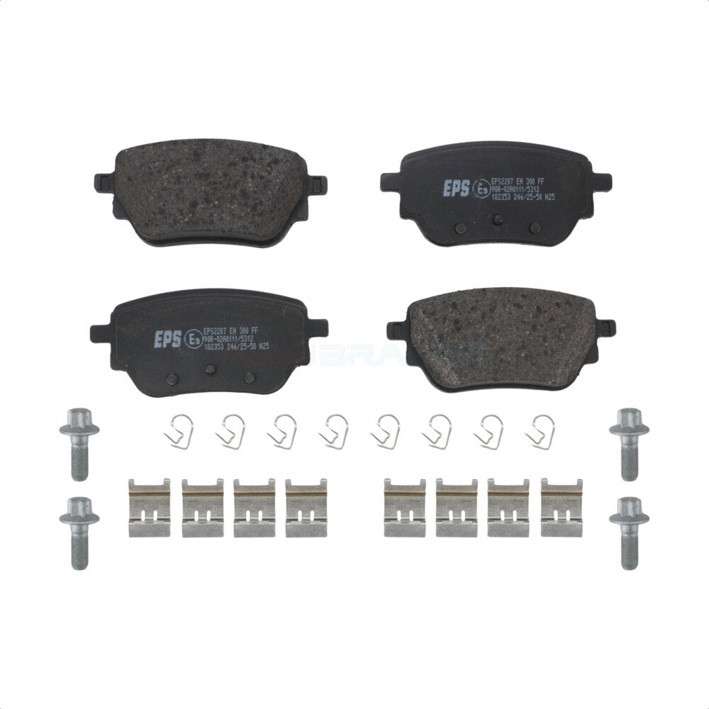 AmeriBRAKES NWF-EPS2207 Disc Brake Pad for 2019-2023 Mercedes-Benz CLA250, Mercedes-Benz A220 - Rear