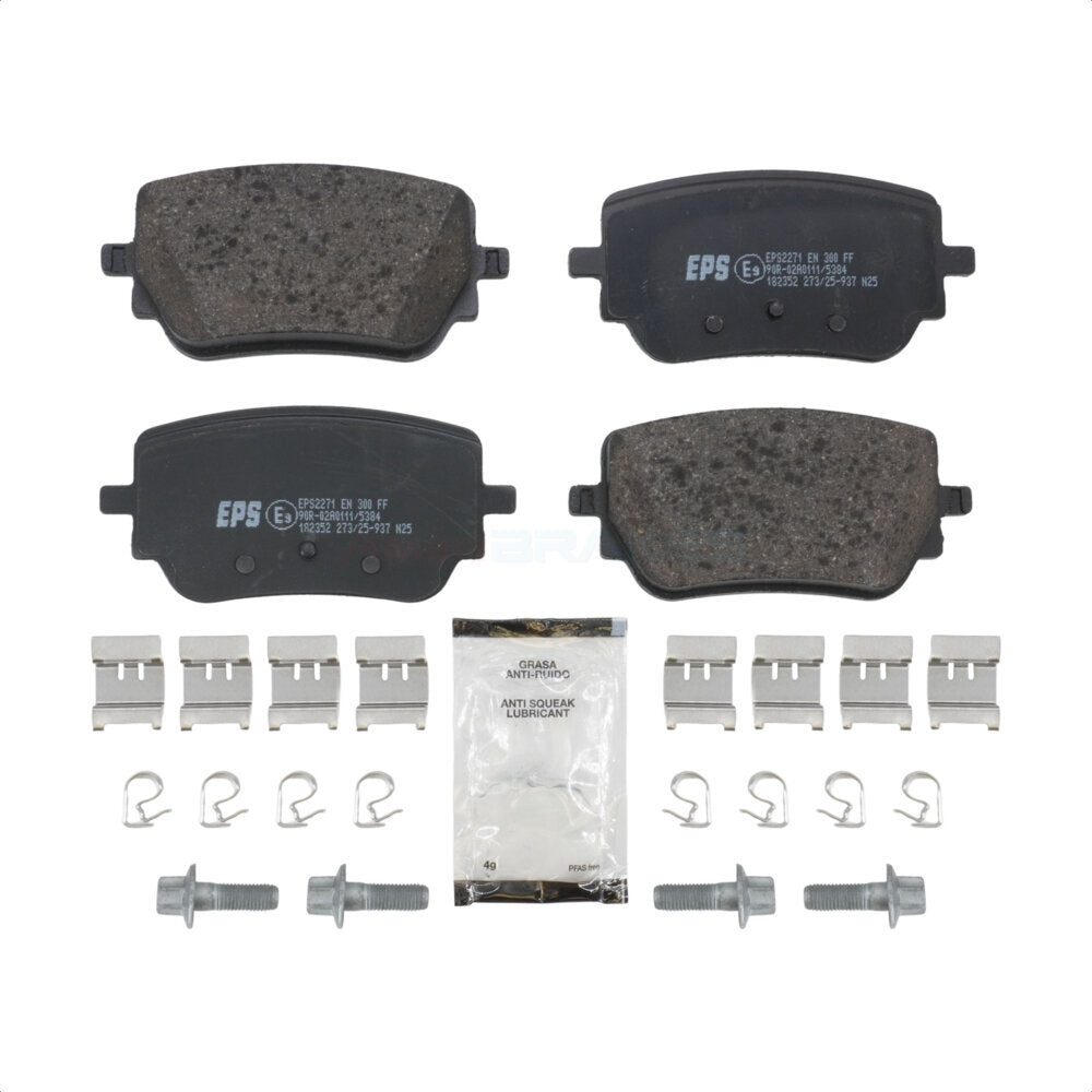 AmeriBRAKES NWF-EPS2271 Disc Brake Pad for 2019-2025 Mercedes-Benz EQB 250+, Mercedes-Benz EQB 300 and More - Rear