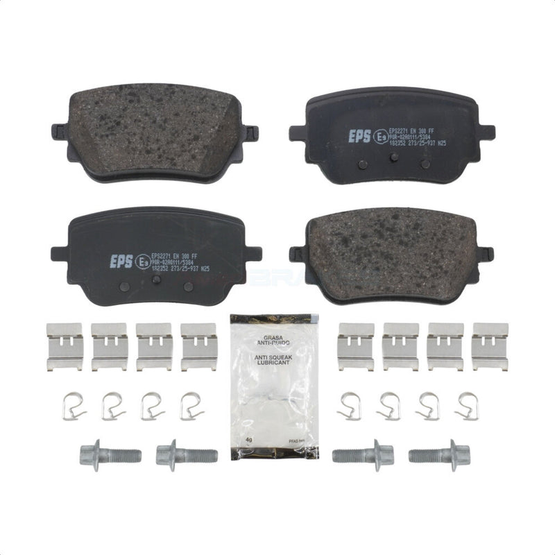 AmeriBRAKES NWF-EPS2271 Disc Brake Pad for 2019-2025 Mercedes-Benz EQB 250+, Mercedes-Benz EQB 300 and More - Rear