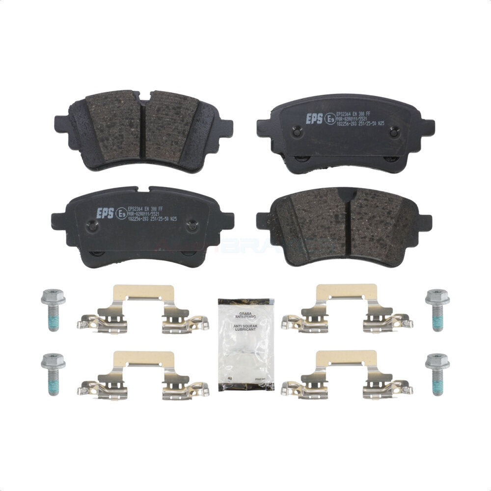 AmeriBRAKES NWF-EPS2364 Disc Brake Pad for 2020-2023 Audi RS5, Audi RS5 Sportback and More - Rear