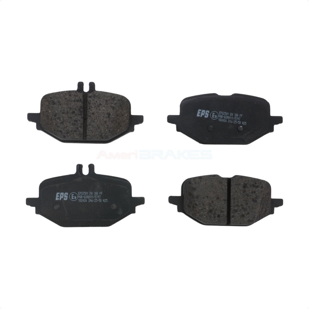 AmeriBRAKES NWF-EPS2501 Disc Brake Pad for 2022-2025 Mercedes-Benz C300, Mercedes-Benz CLE300 - Rear
