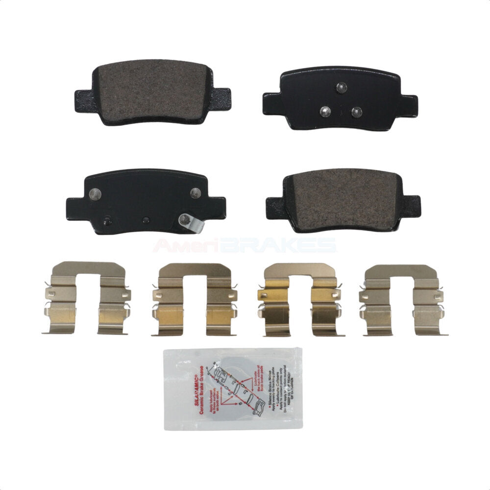 AmeriBRAKES NWF-PRC2373 Disc Brake Pad for 2021-2025 Kia K4, Hyundai Kona and More - Rear