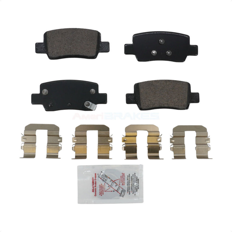 AmeriBRAKES NWF-PRC2373 Disc Brake Pad for 2021-2025 Kia K4, Hyundai Kona and More - Rear
