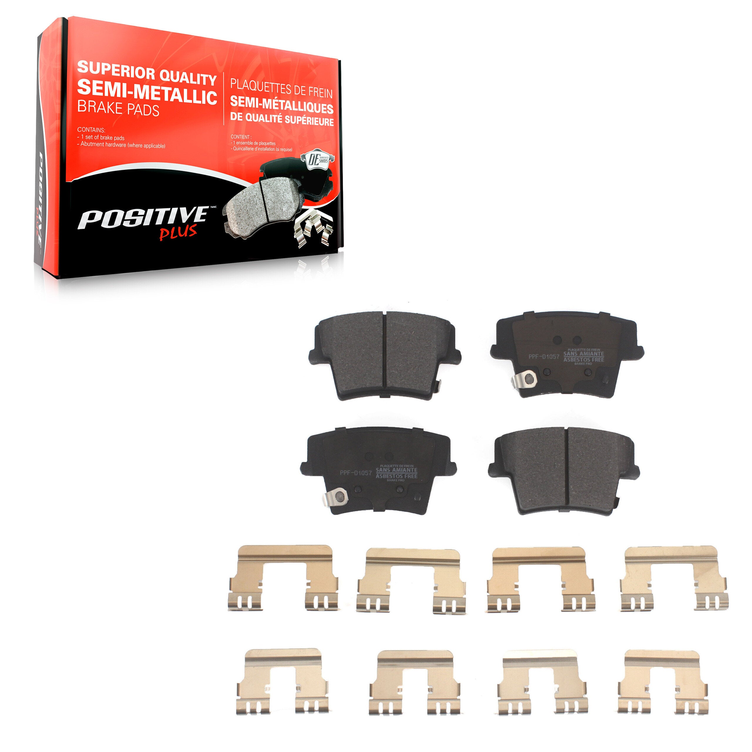 Positive Plus PPF-D1057 Disc Brake Pad for 2005-2023 Dodge Charger product image
