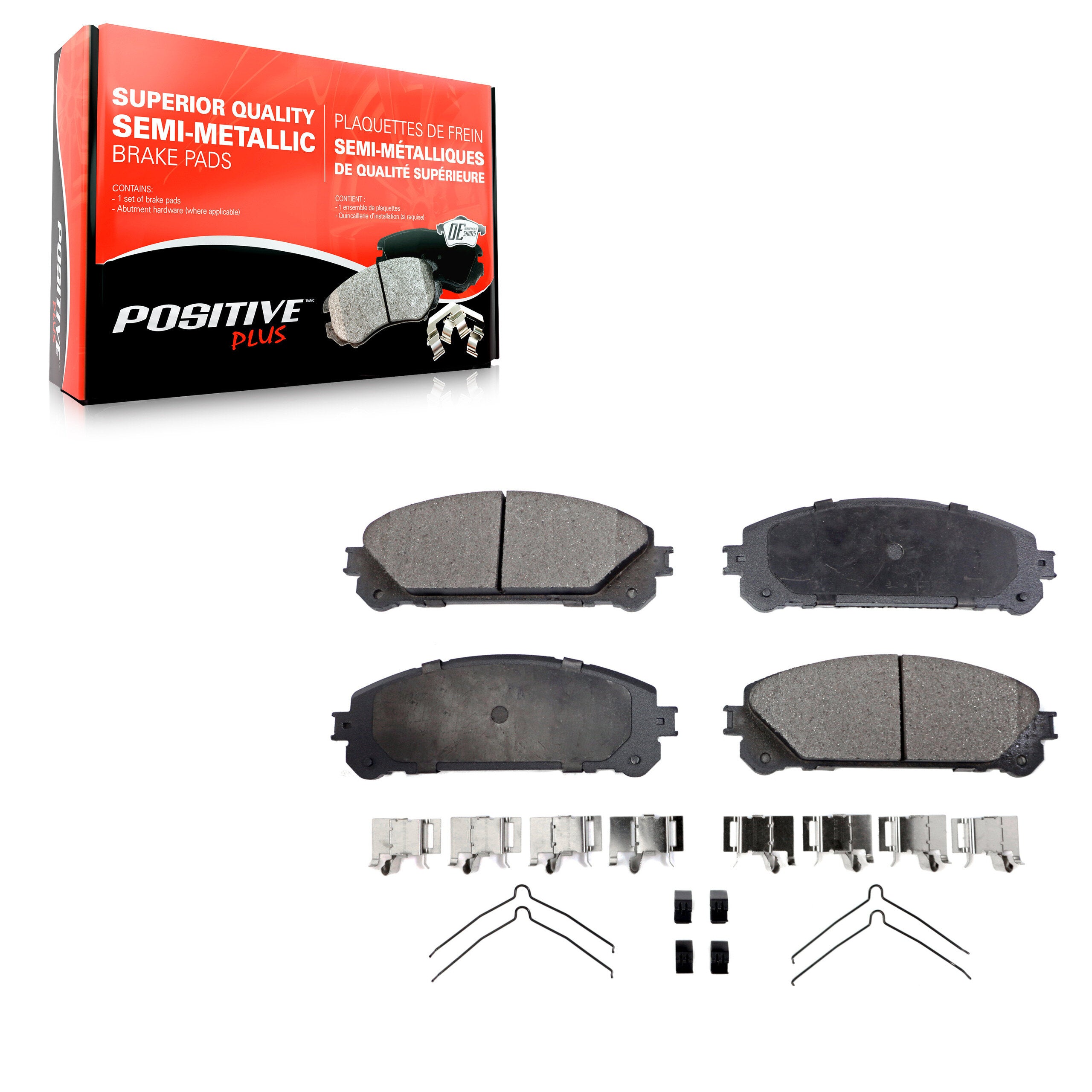 Positive Plus PPF-D1324 Disc Brake Pad for 2008-2024 Lexus RZ450e product image