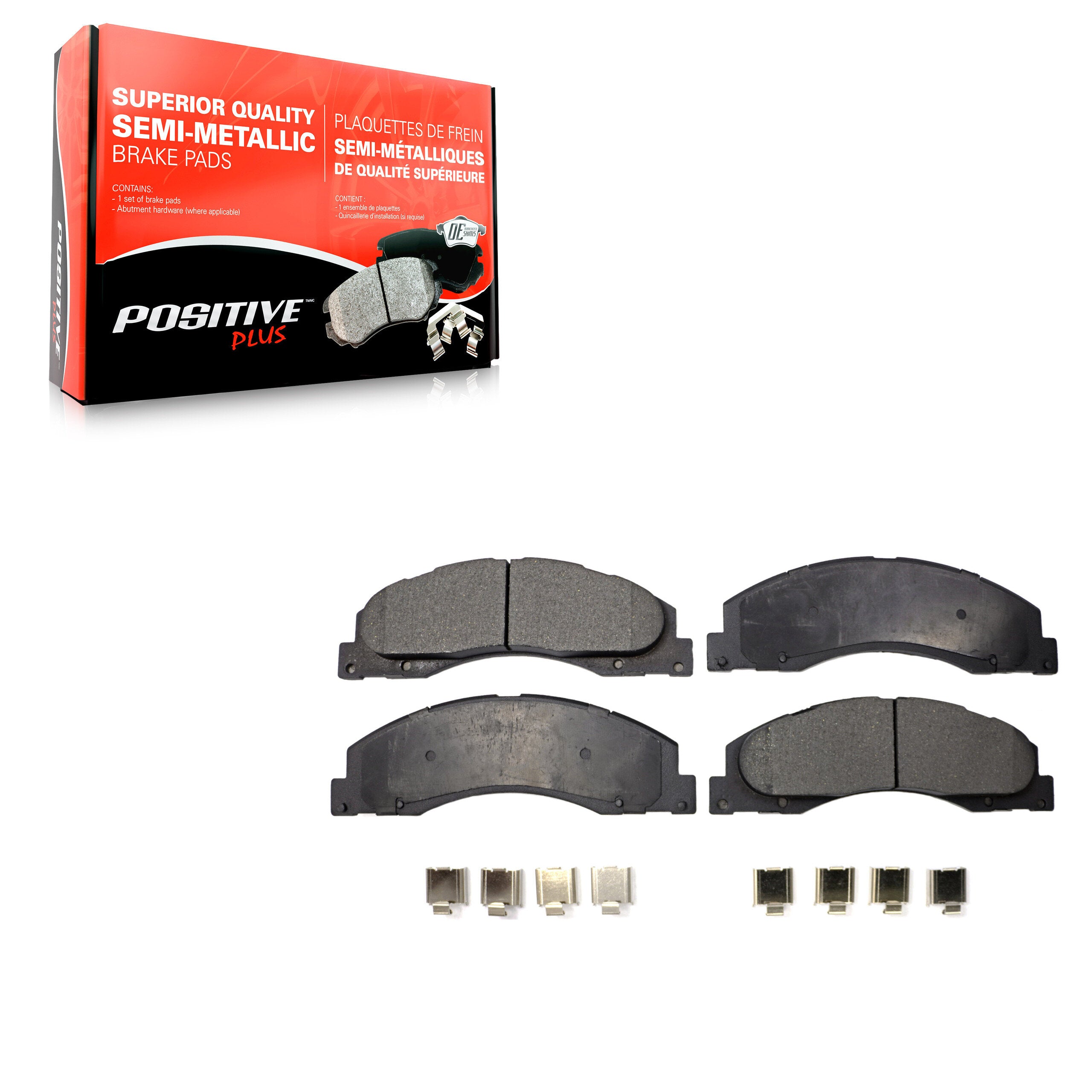 Positive Plus PPF-D1328 Disc Brake Pad for 2008-2023 Ford E-350 Super Duty product image