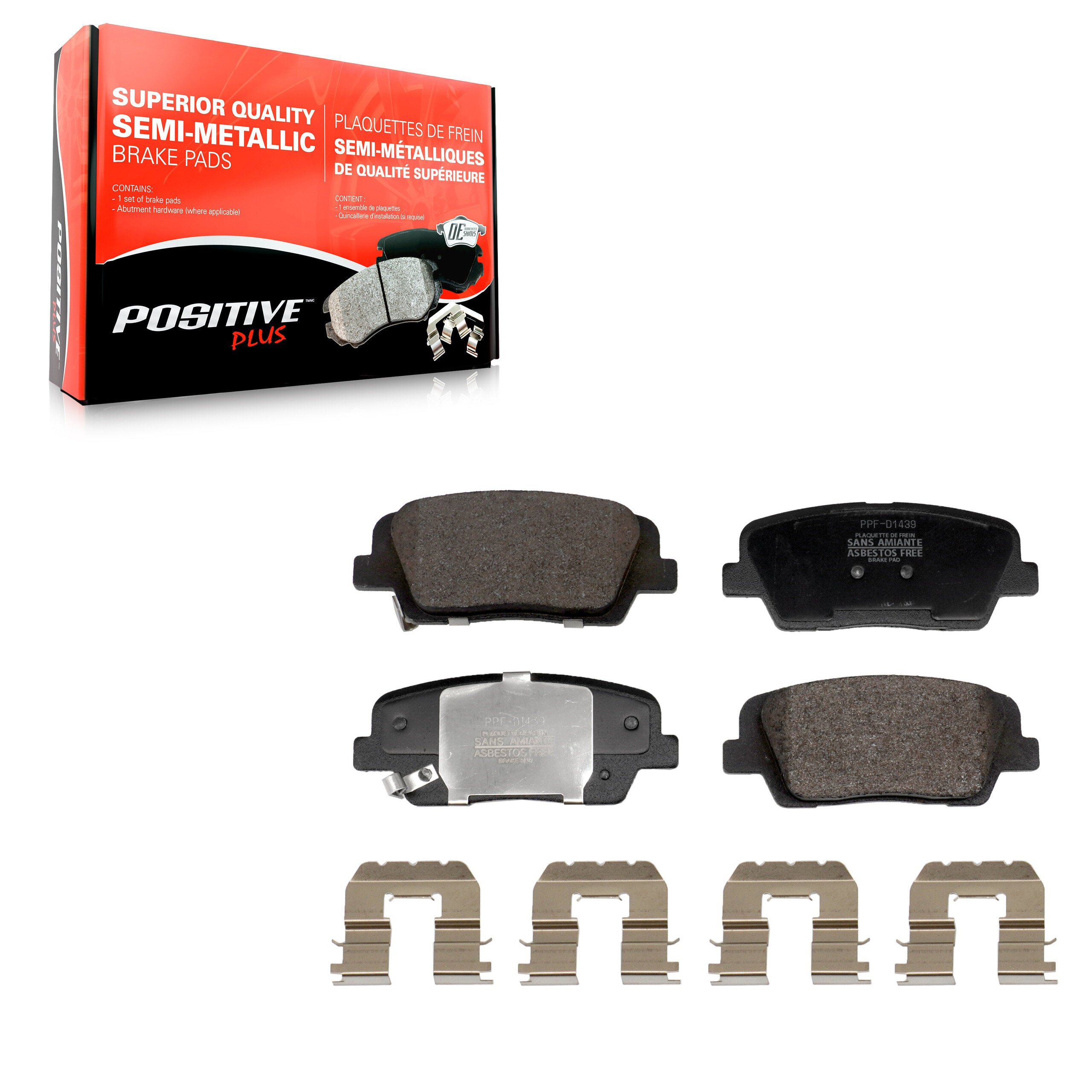 Positive Plus PPF-D1439 Disc Brake Pad for 2010-2016 Kia Sorento product image