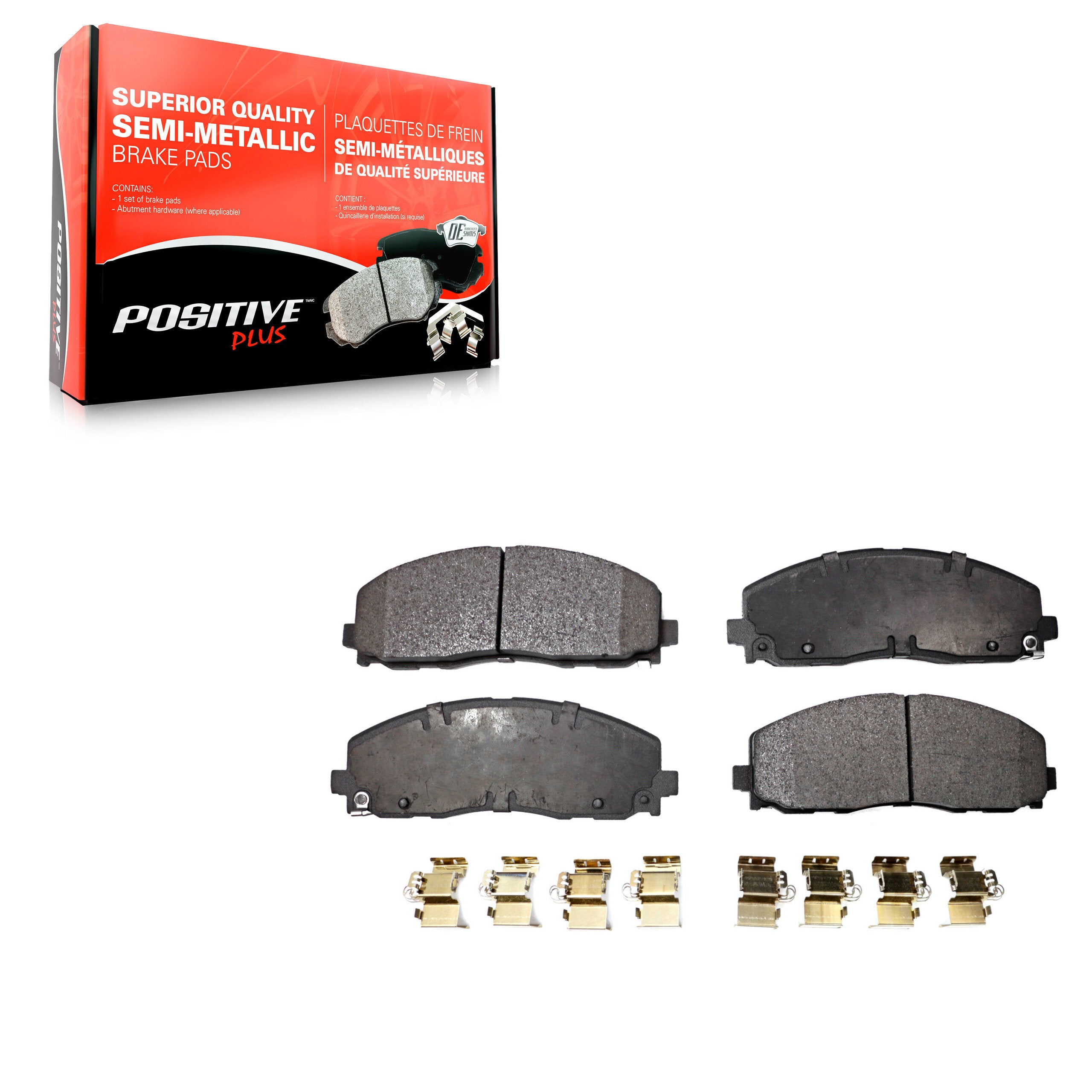 Positive Plus PPF-D1589 Disc Brake Pad for 2009-2024 Jeep Wrangler product image