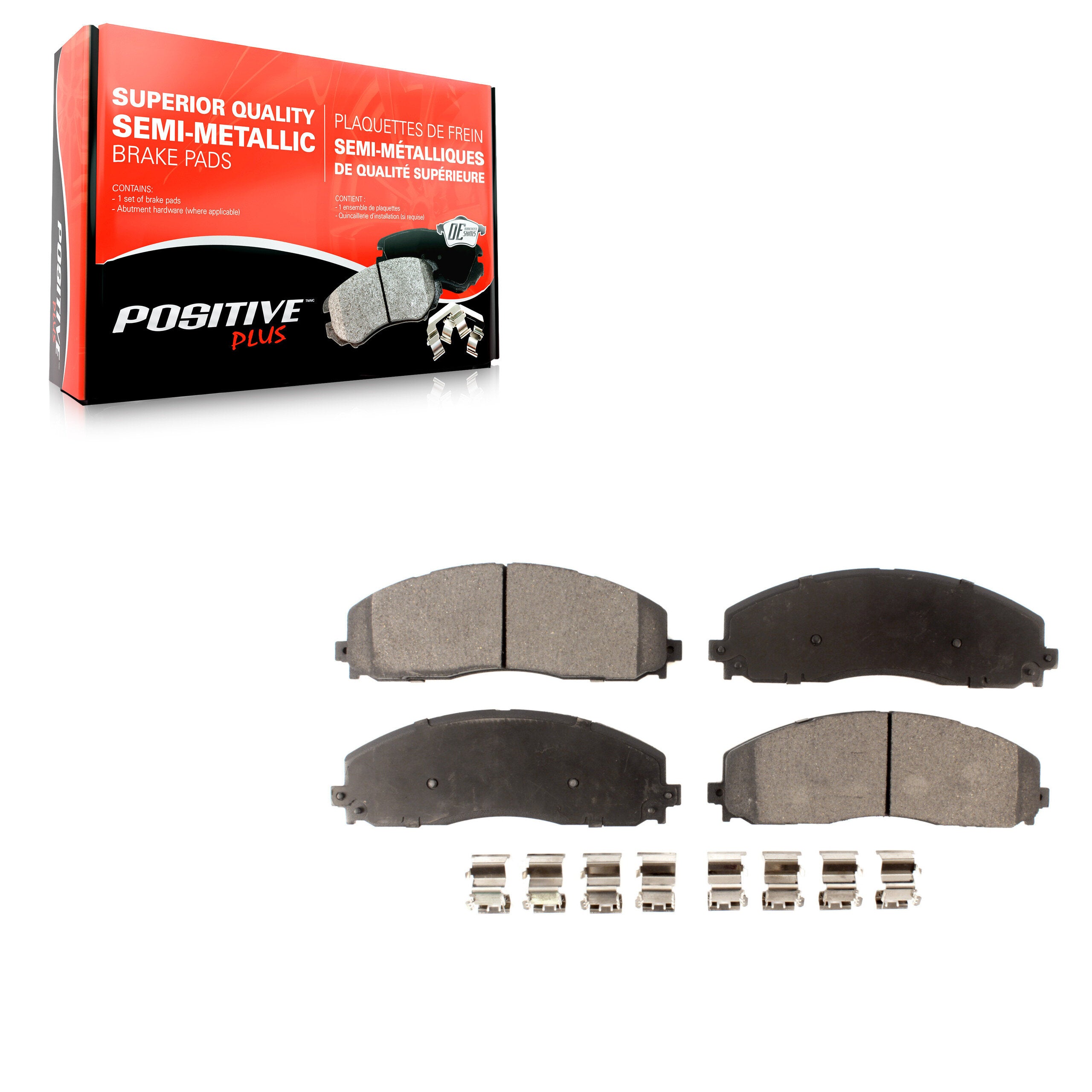 Positive Plus PPF-D1680 Disc Brake Pad for 2013-2023 Ford F-250 Super Duty product image