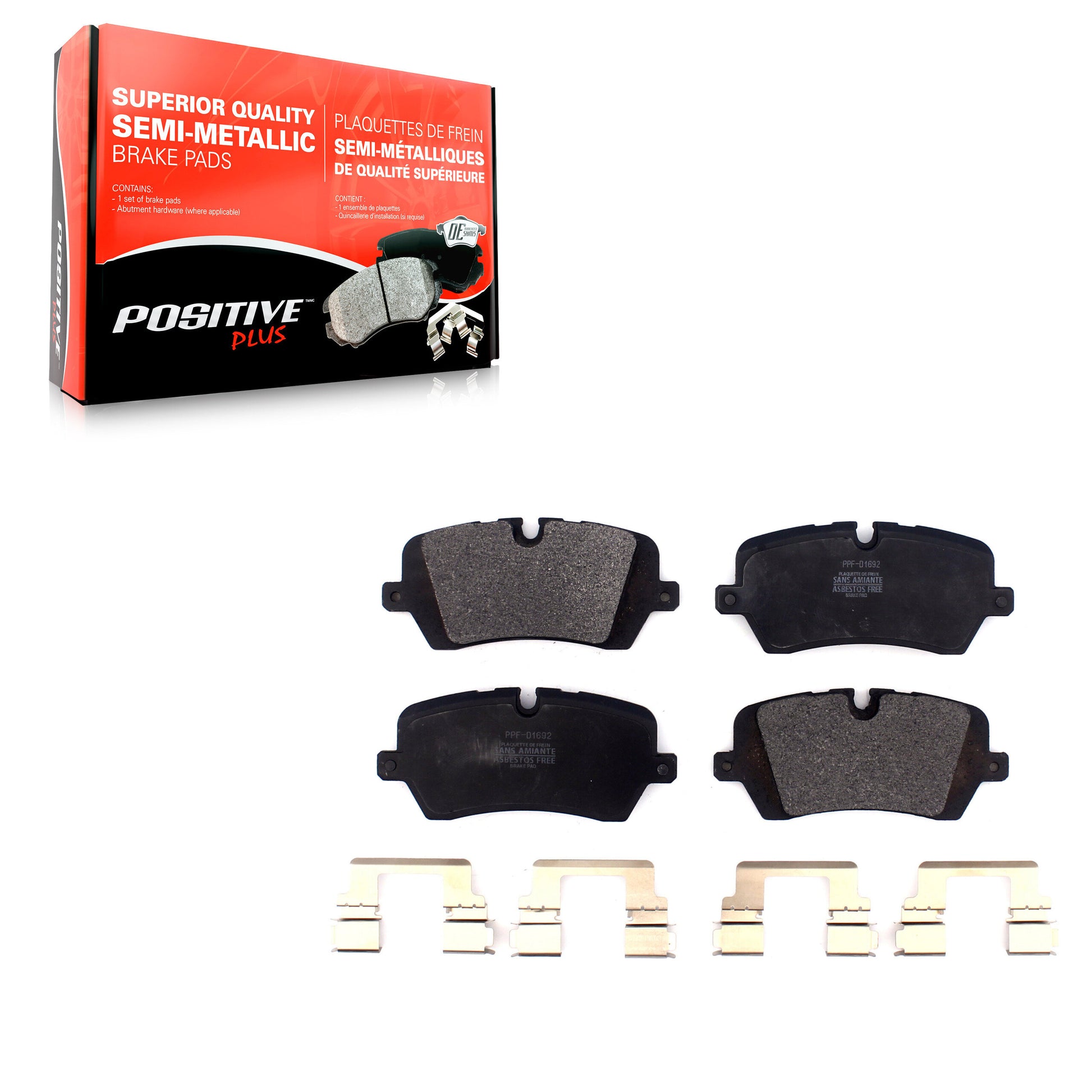 Positive Plus PPF-D1692 Disc Brake Pad for 2013-2024 Land Rover Range Rover Sport product image