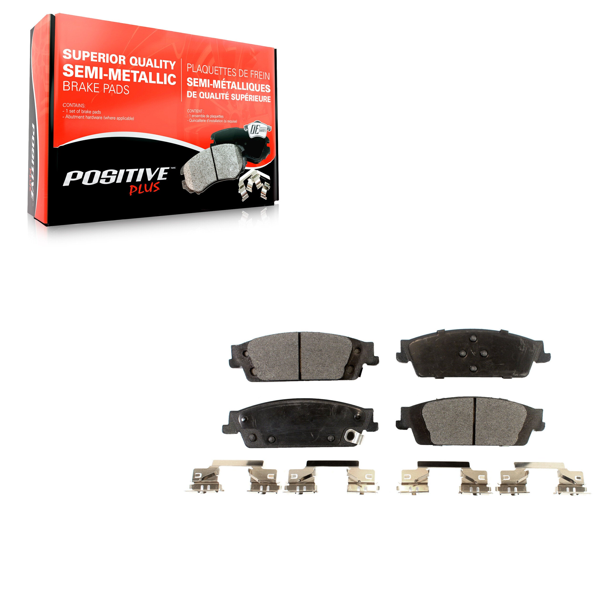 Positive Plus PPF-D1707 Disc Brake Pad for 2014-2020 Chevrolet Silverado 1500 product image