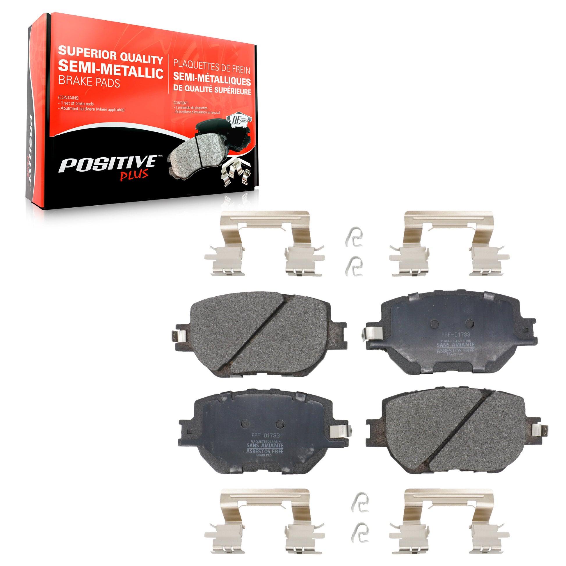 AmeriBRAKES_Semi-Metallic Brake Pads_PPF-D1733