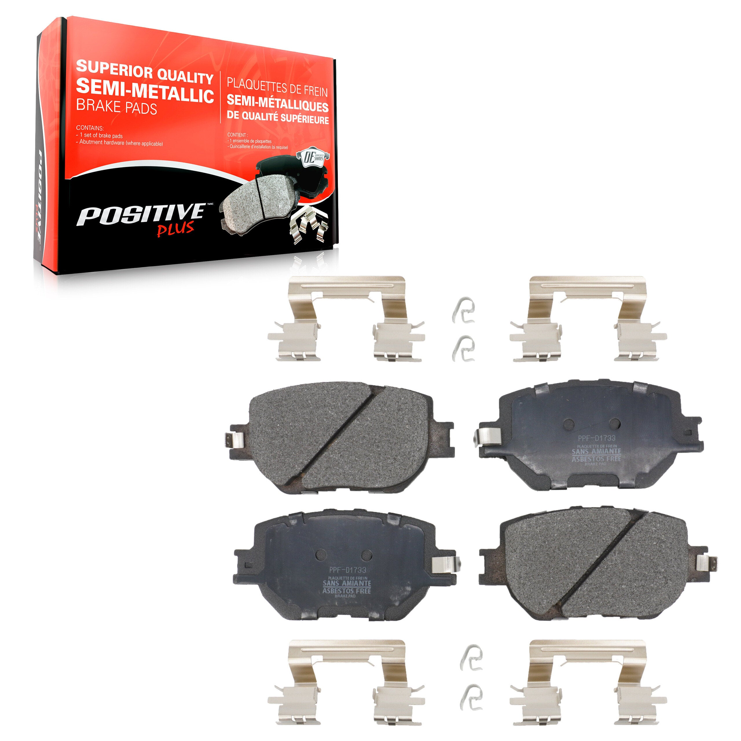 AmeriBRAKES_Semi-Metallic Brake Pads_PPF-D1733