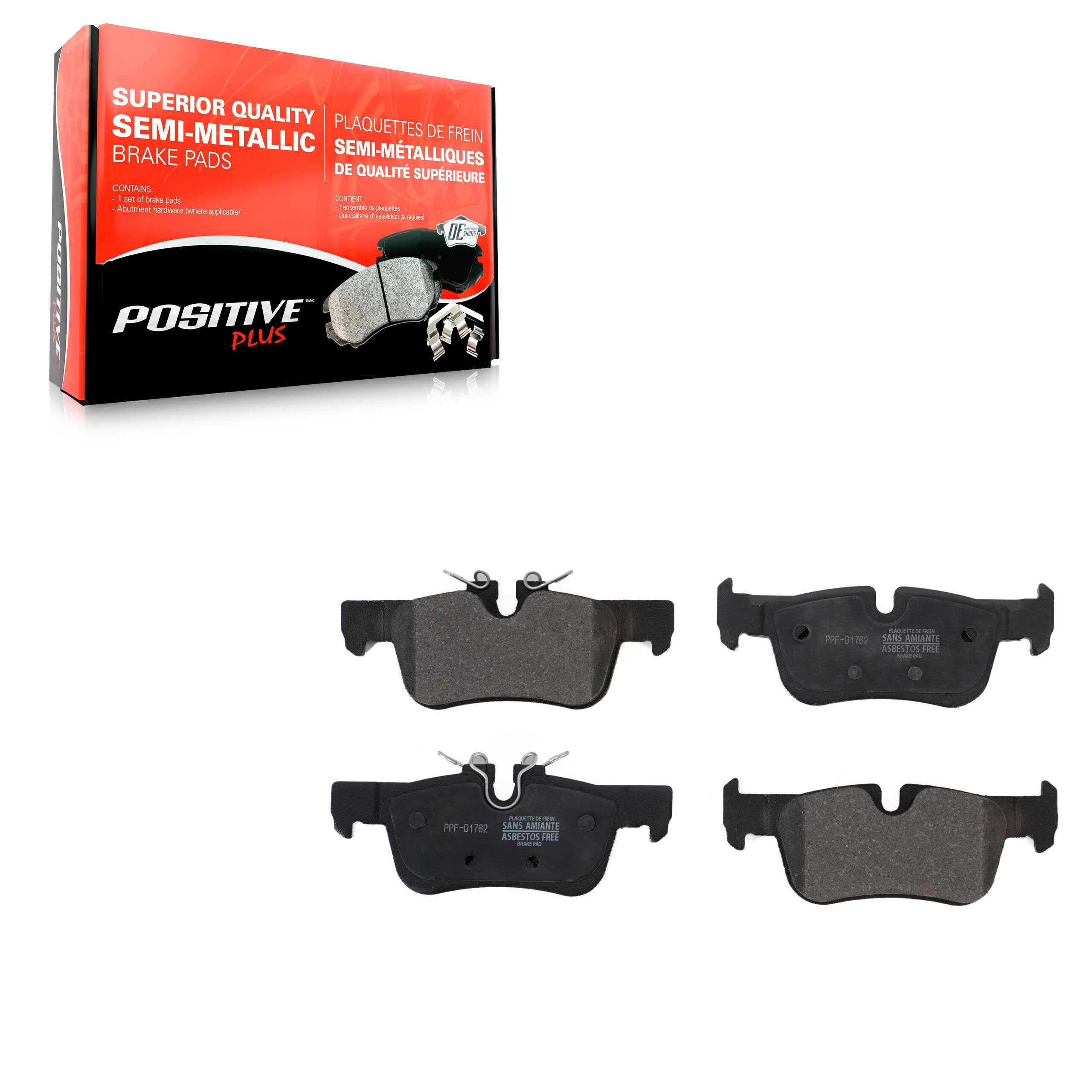 Positive Plus PPF-D1762 Disc Brake Pad for 2014-2022 Mini Cooper Clubman product image