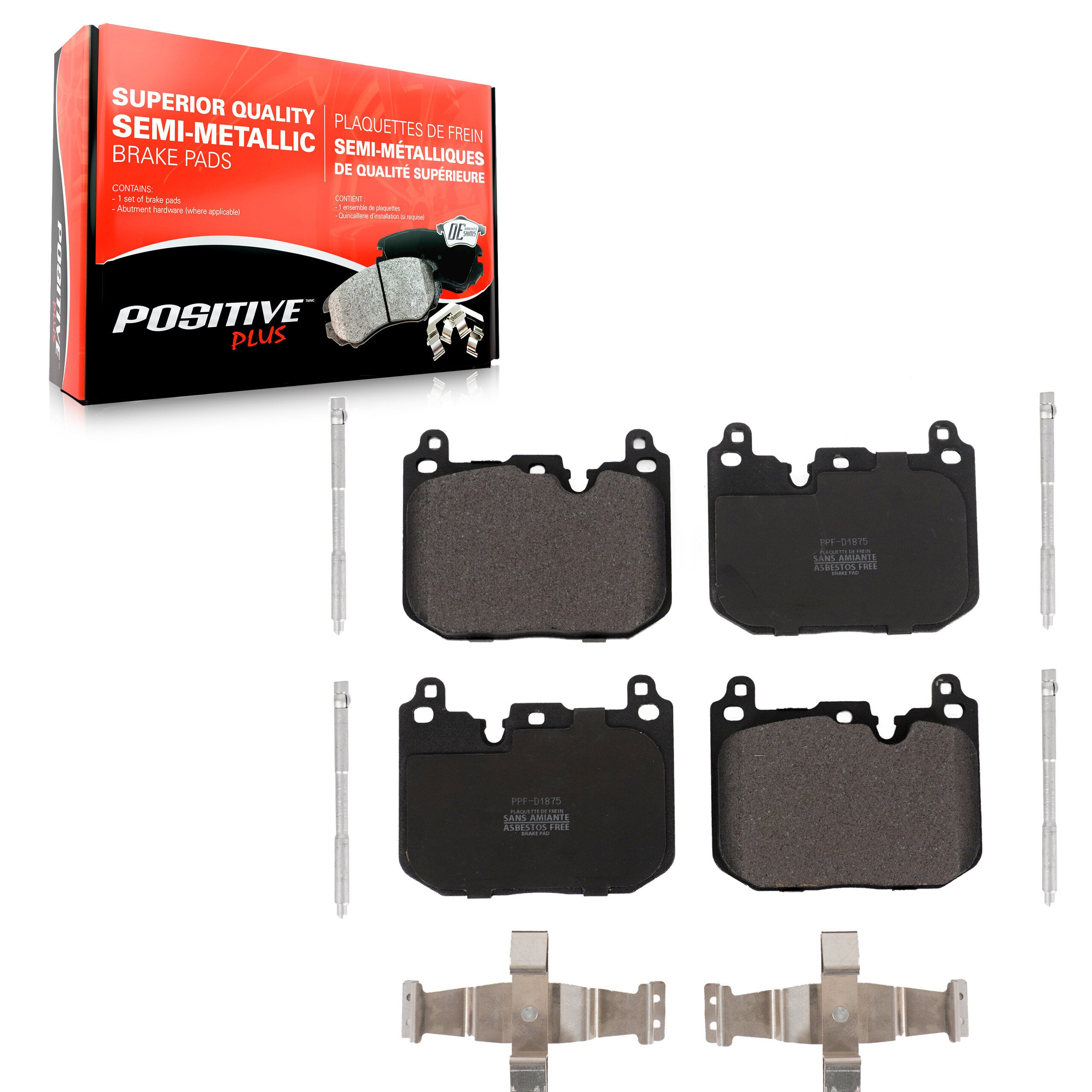 AmeriBRAKES_Semi-Metallic Brake Pads_PPF-D1875