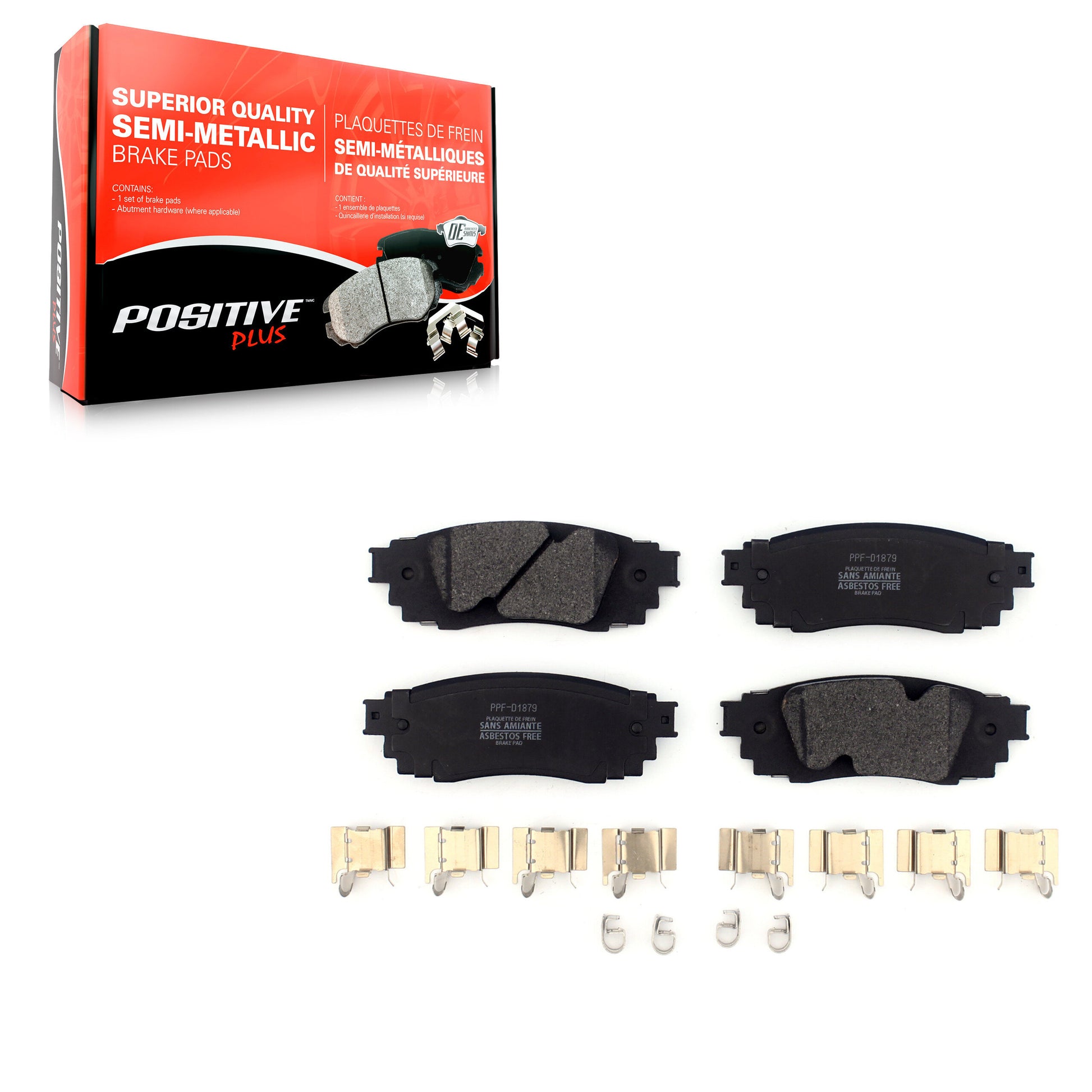 Positive Plus PPF-D1879 Disc Brake Pad for 2016-2022 Lexus RX350 product image