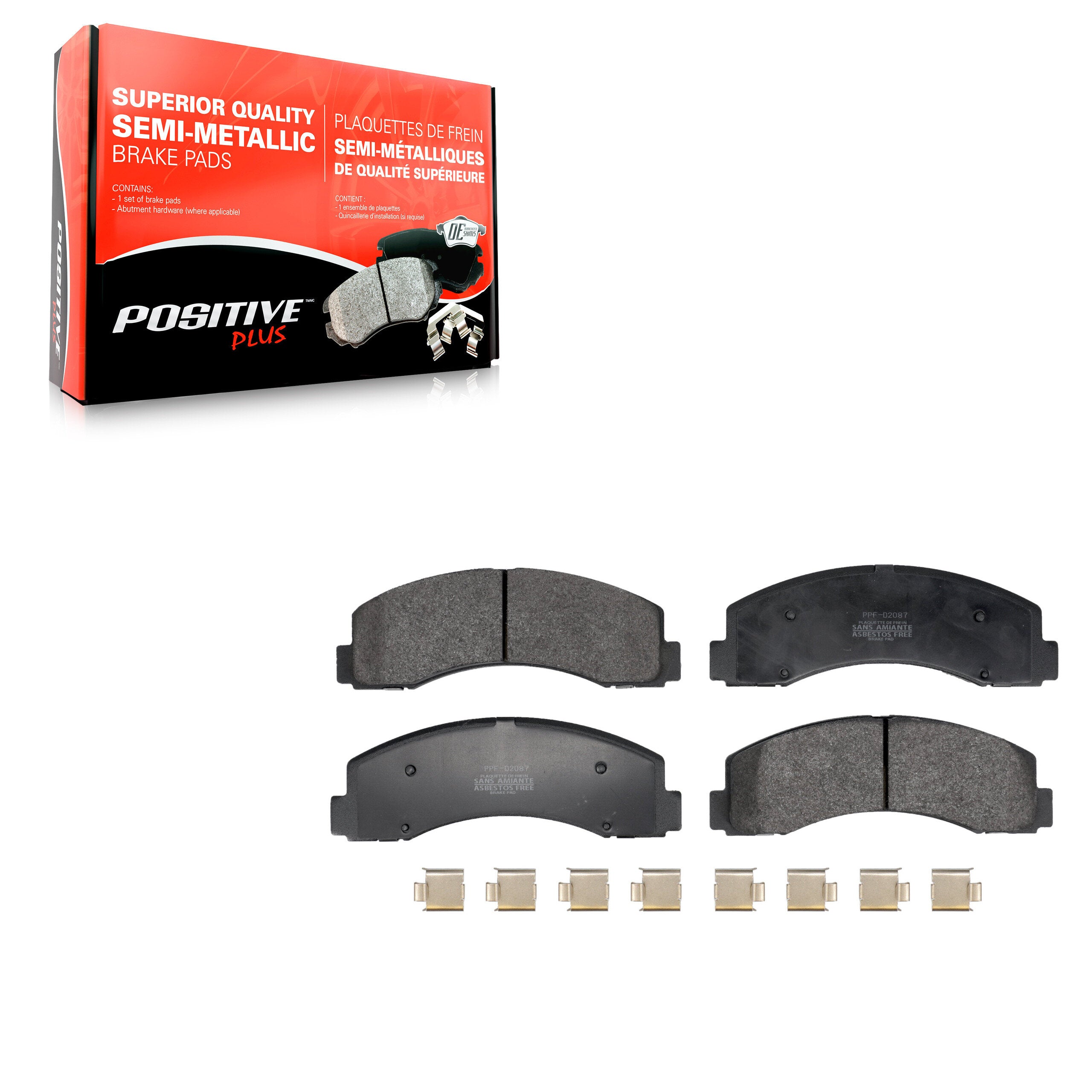 Positive Plus PPF-D2087 Disc Brake Pad for 2018-2021 Ford Expedition product image