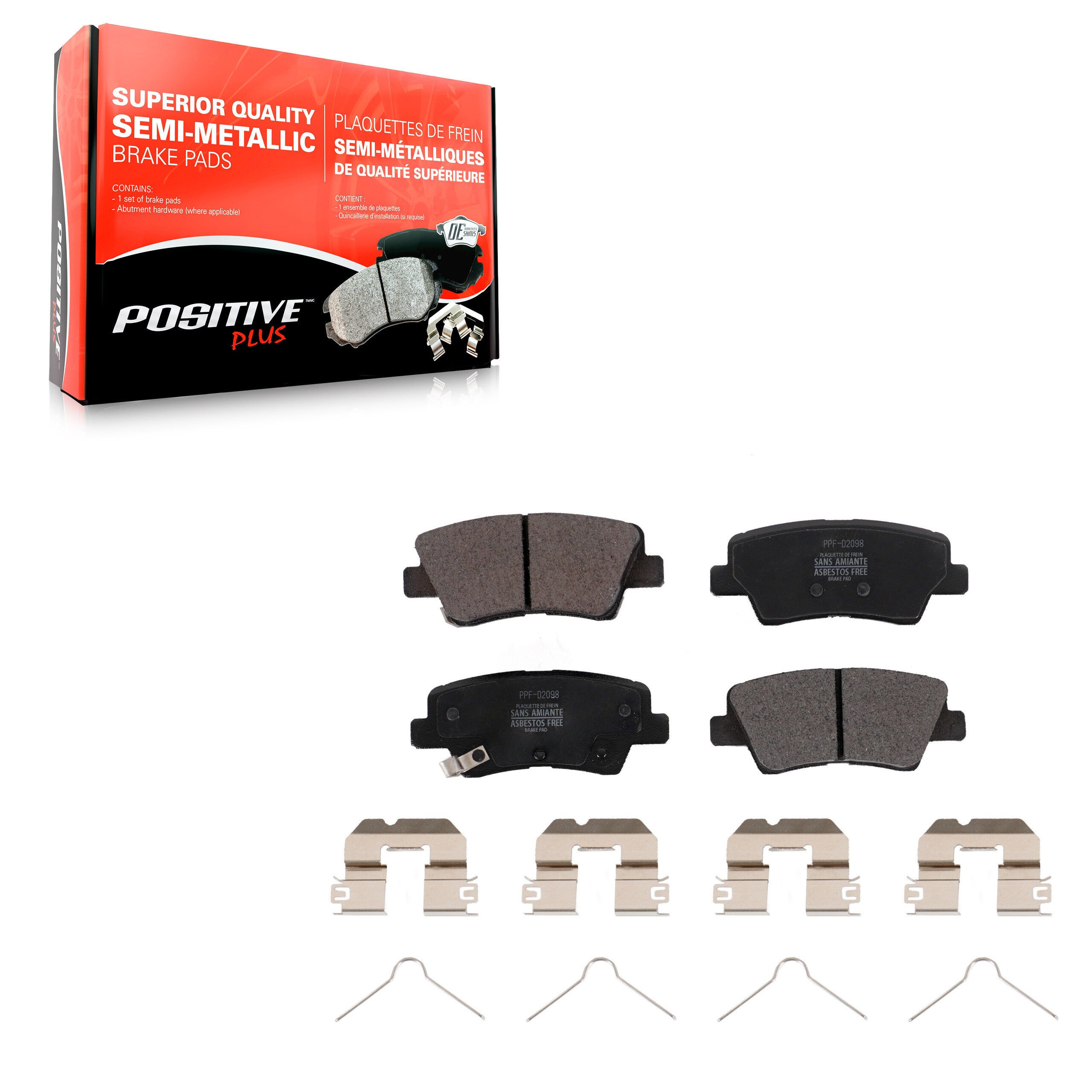 Positive Plus PPF-D2098 Disc Brake Pad for 2017-2023 Hyundai Nexo product image