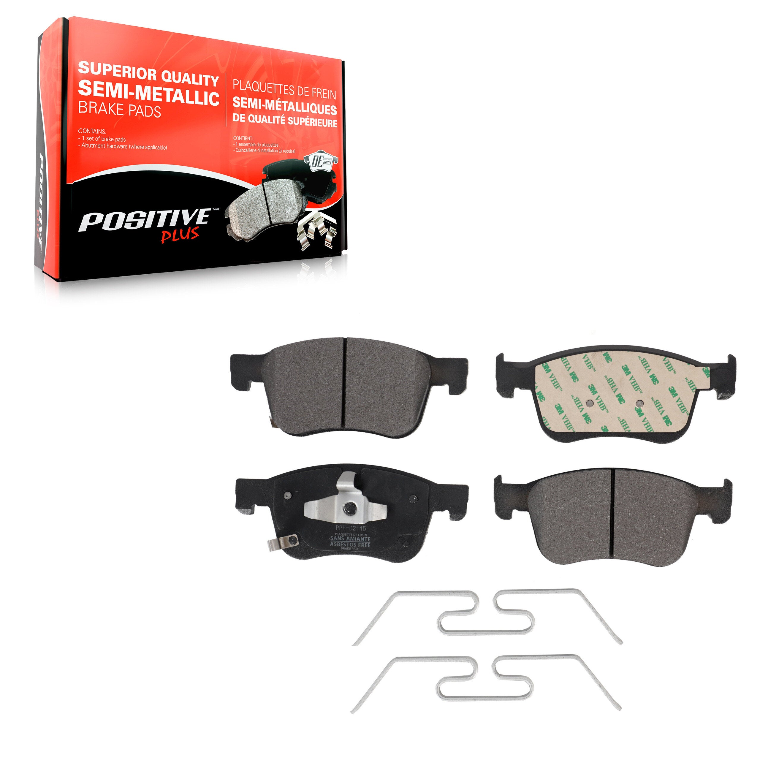 AmeriBRAKES_Semi-Metallic Brake Pads_PPF-D2115