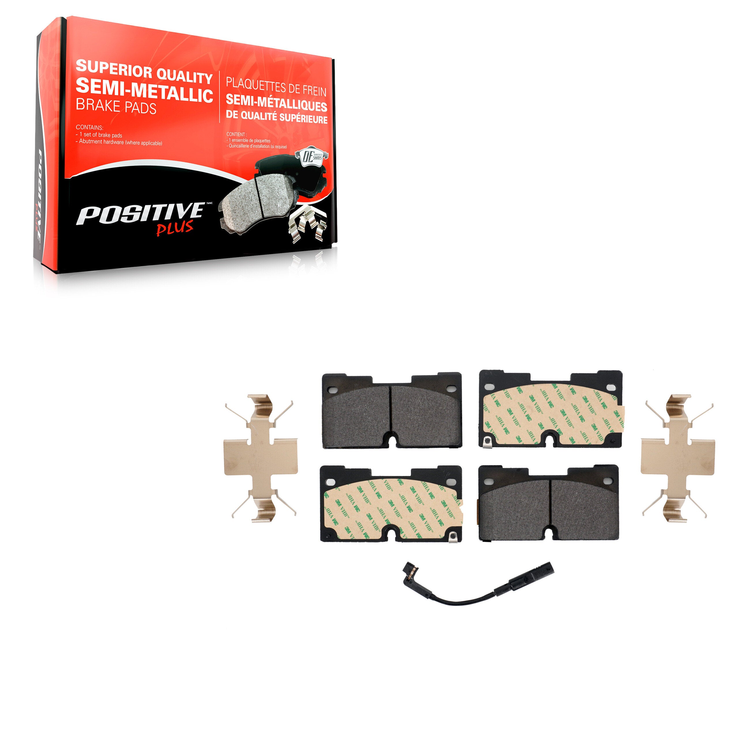 Positive Plus PPF-D2173 Disc Brake Pad for 2019-2024 Chevrolet Silverado 1500 LTD product image