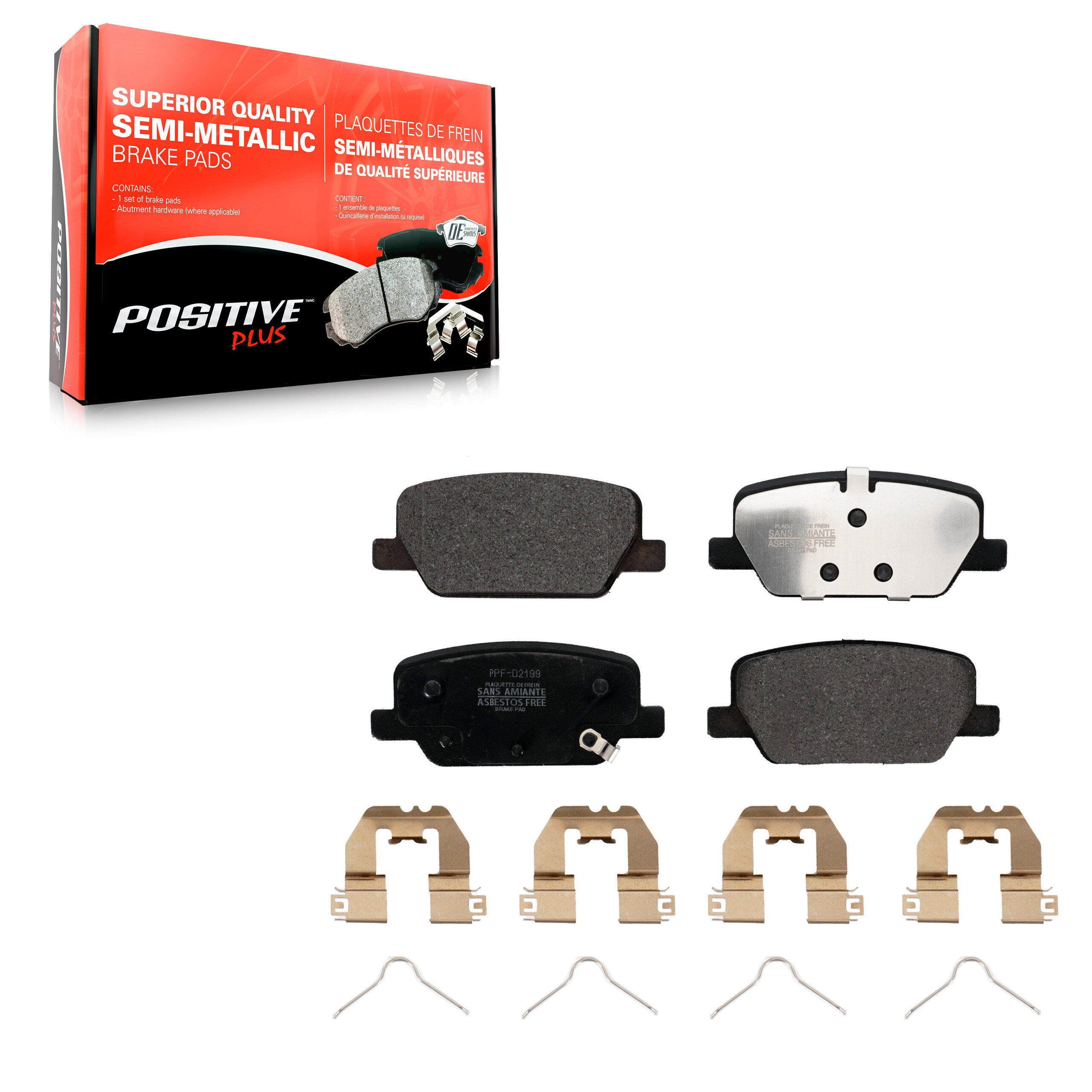 Positive Plus PPF-D2199 Disc Brake Pad for 2019-2024 Hyundai Palisade product image