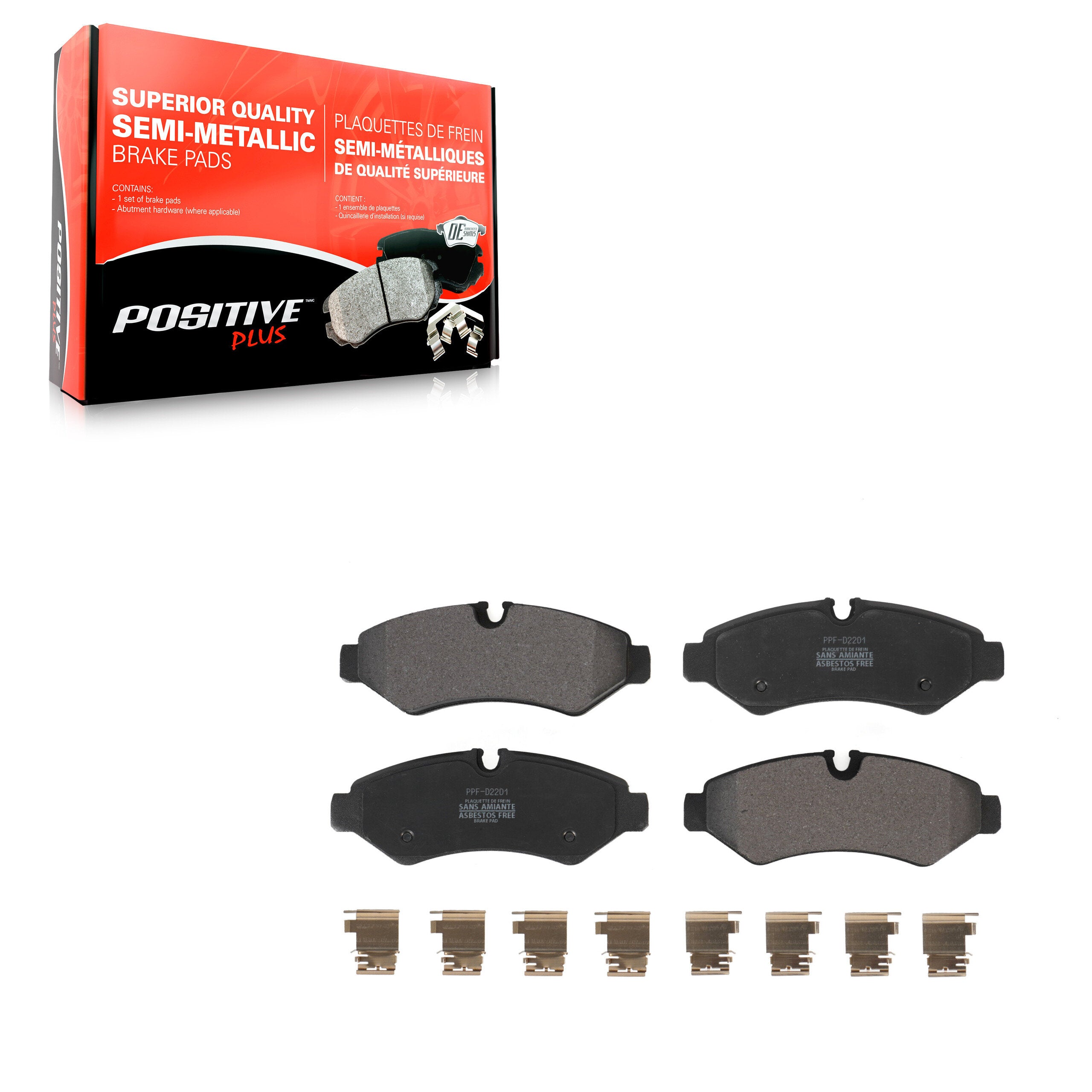 AmeriBRAKES_Semi-Metallic Brake Pads_PPF-D2201