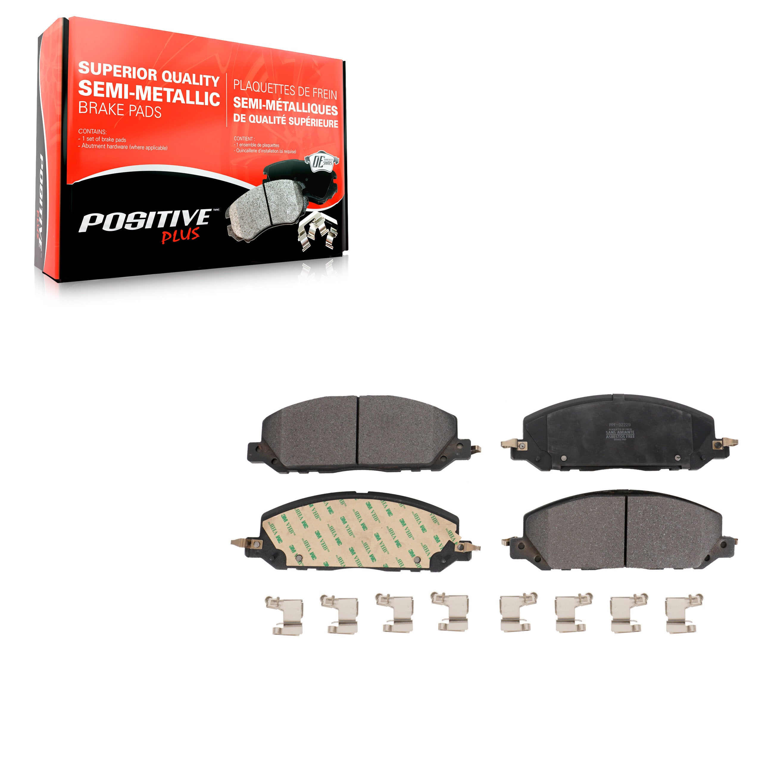 Positive Plus PPF-D2229 Disc Brake Pad for 2020-2024 Ford Explorer product image