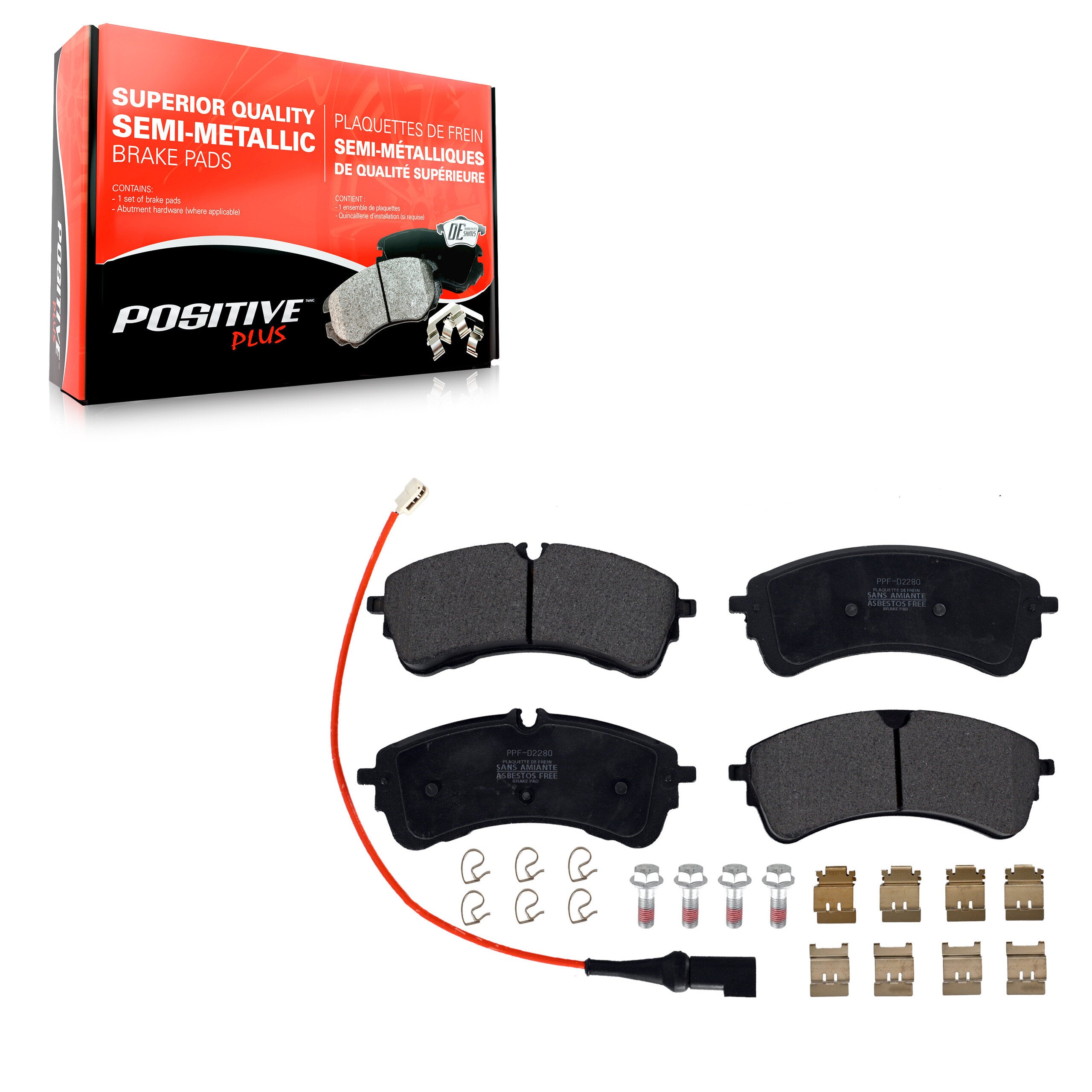Positive Plus PPF-D2280 Disc Brake Pad for 2020-2023 Ford Transit-350 product image