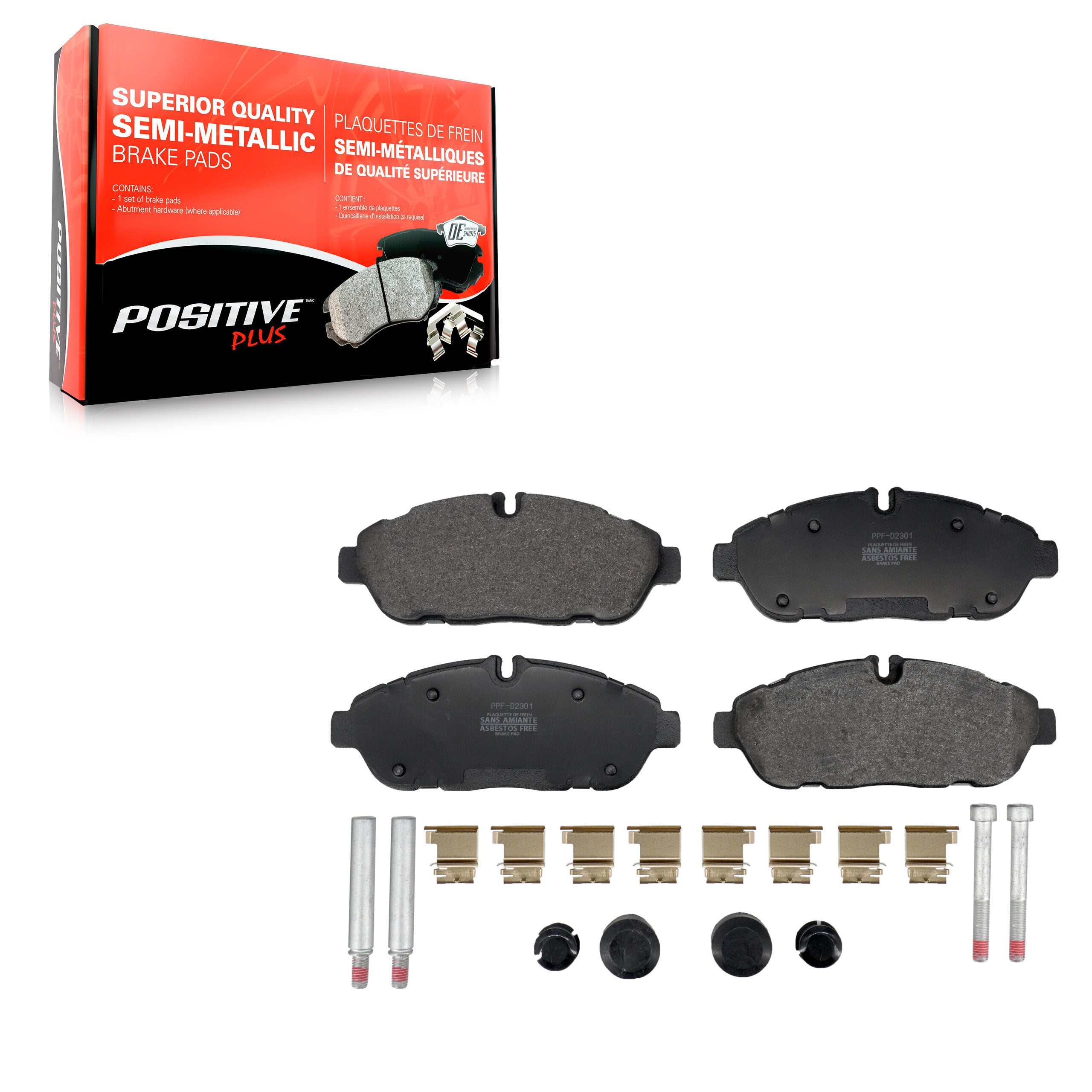 Positive Plus PPF-D2301 Disc Brake Pad for 2020-2023 Ford Transit-150 product image