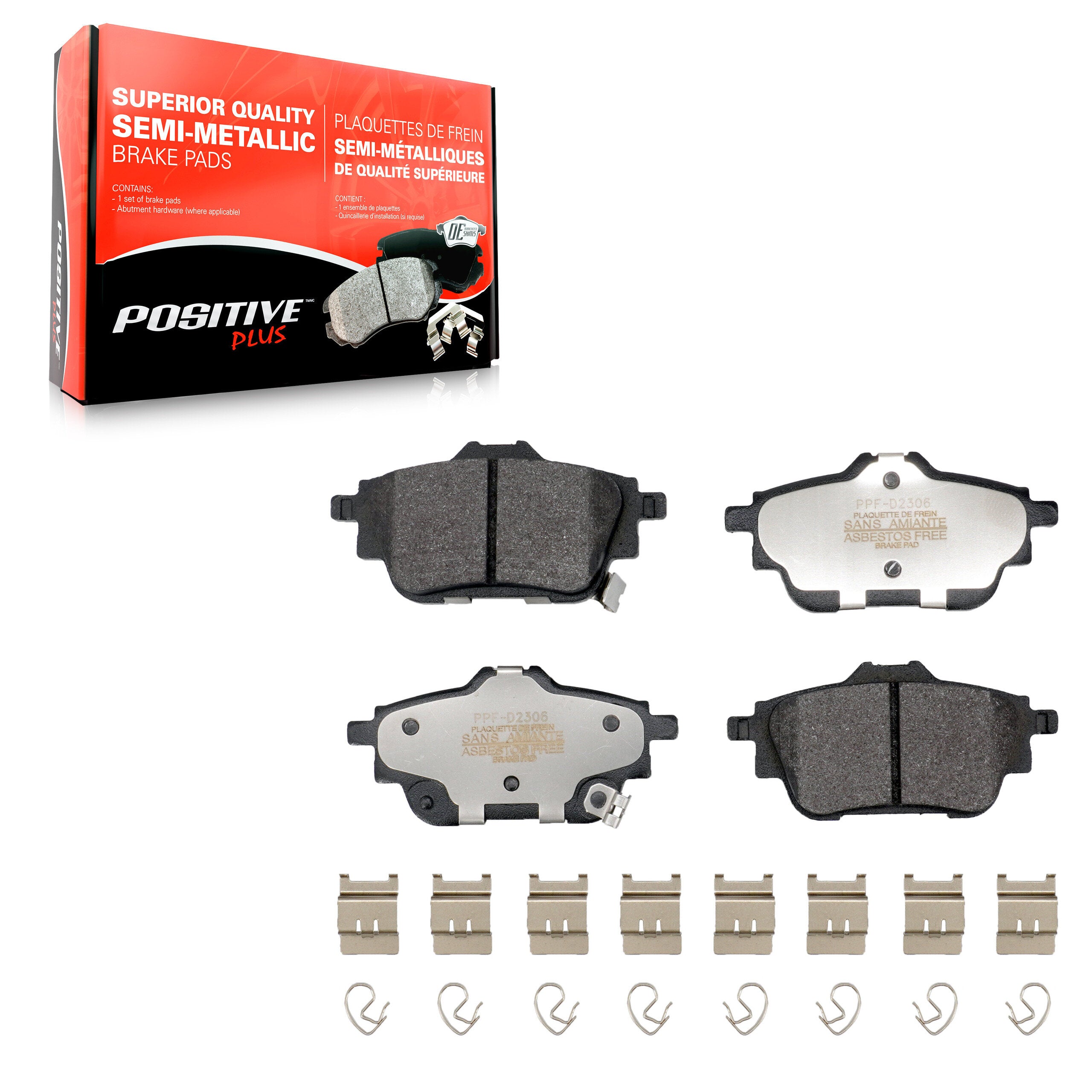 AmeriBRAKES_Semi-Metallic Brake Pads_PPF-D2306