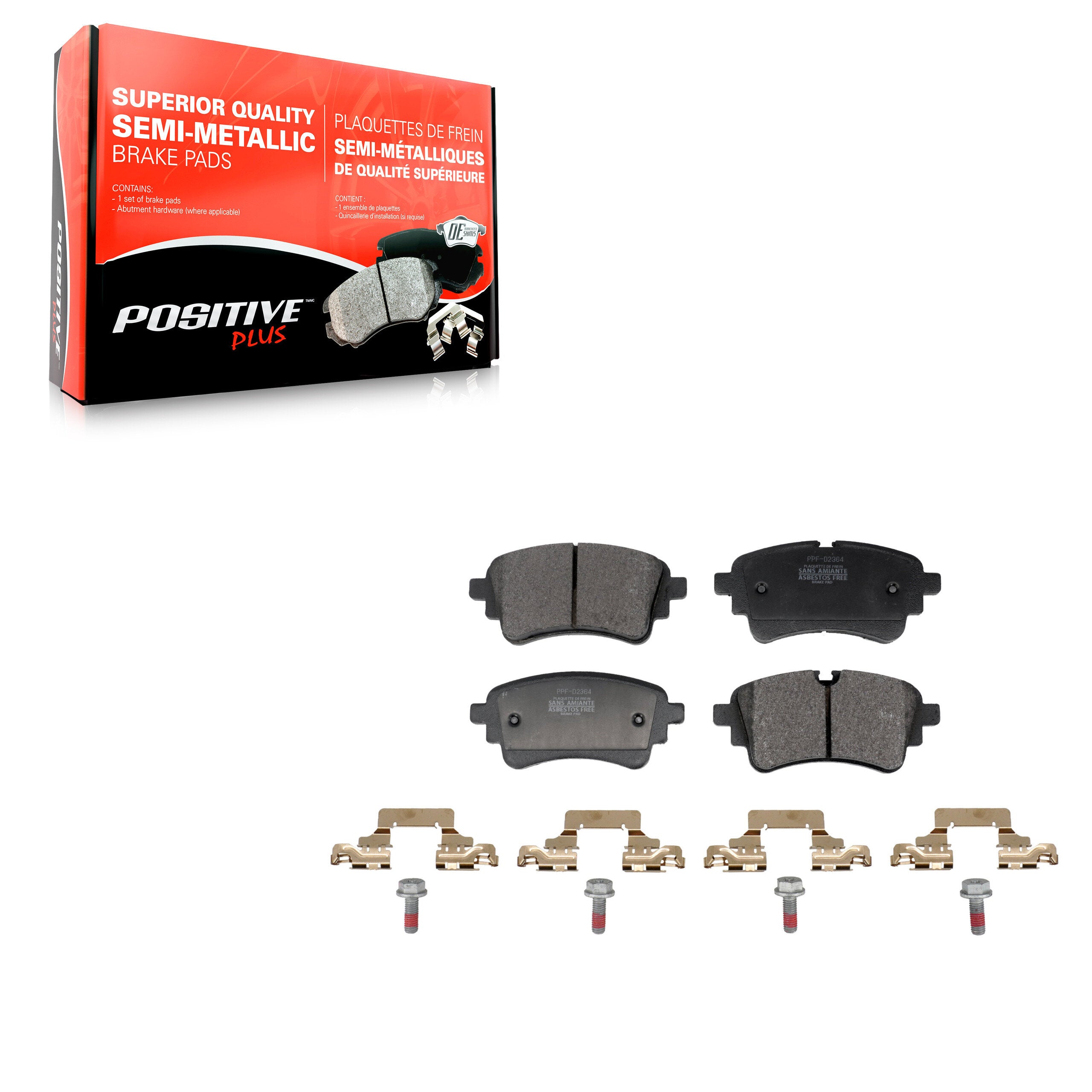 AmeriBRAKES_Semi-Metallic Brake Pads_PPF-D2364