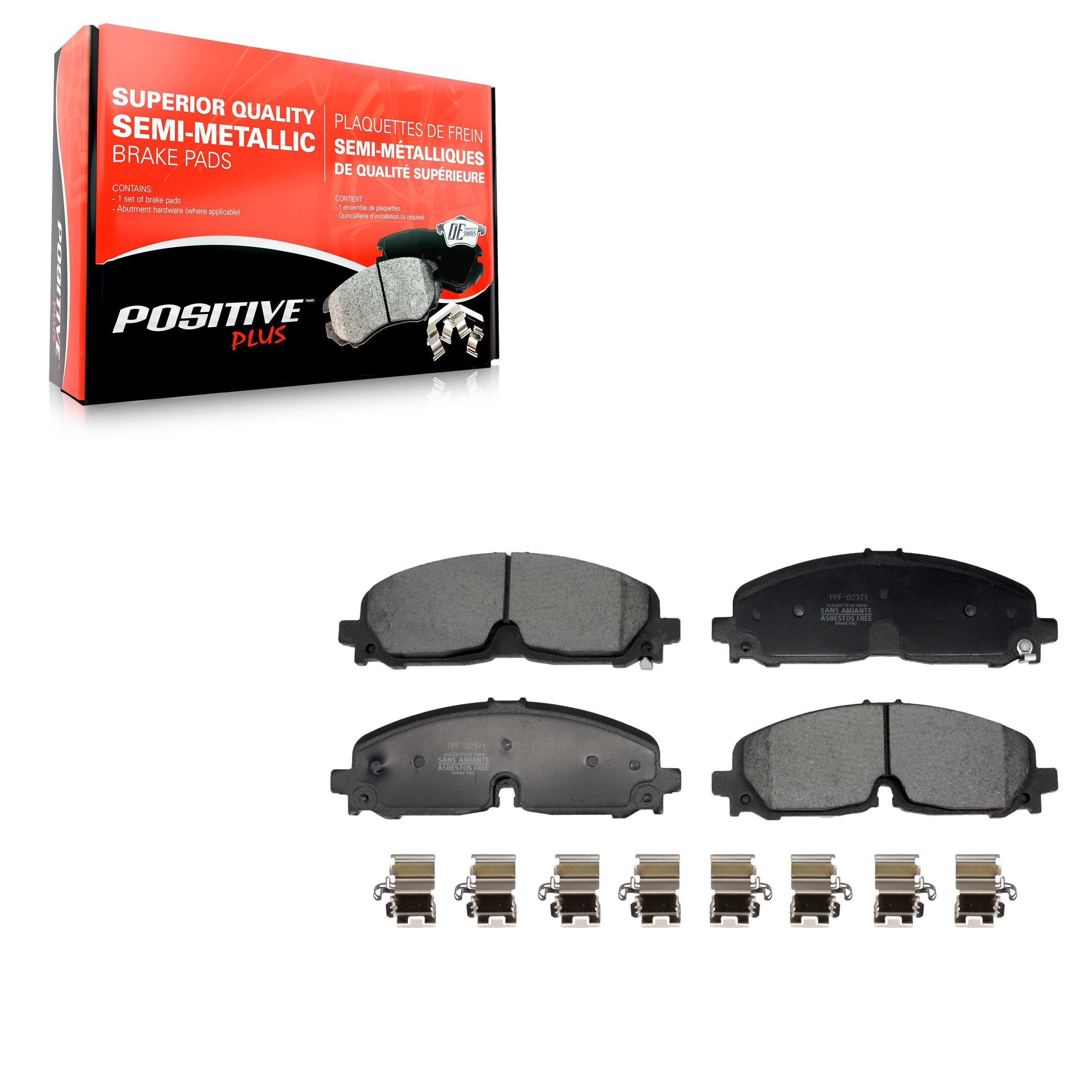 AmeriBRAKES_Semi-Metallic Brake Pads_PPF-D2371