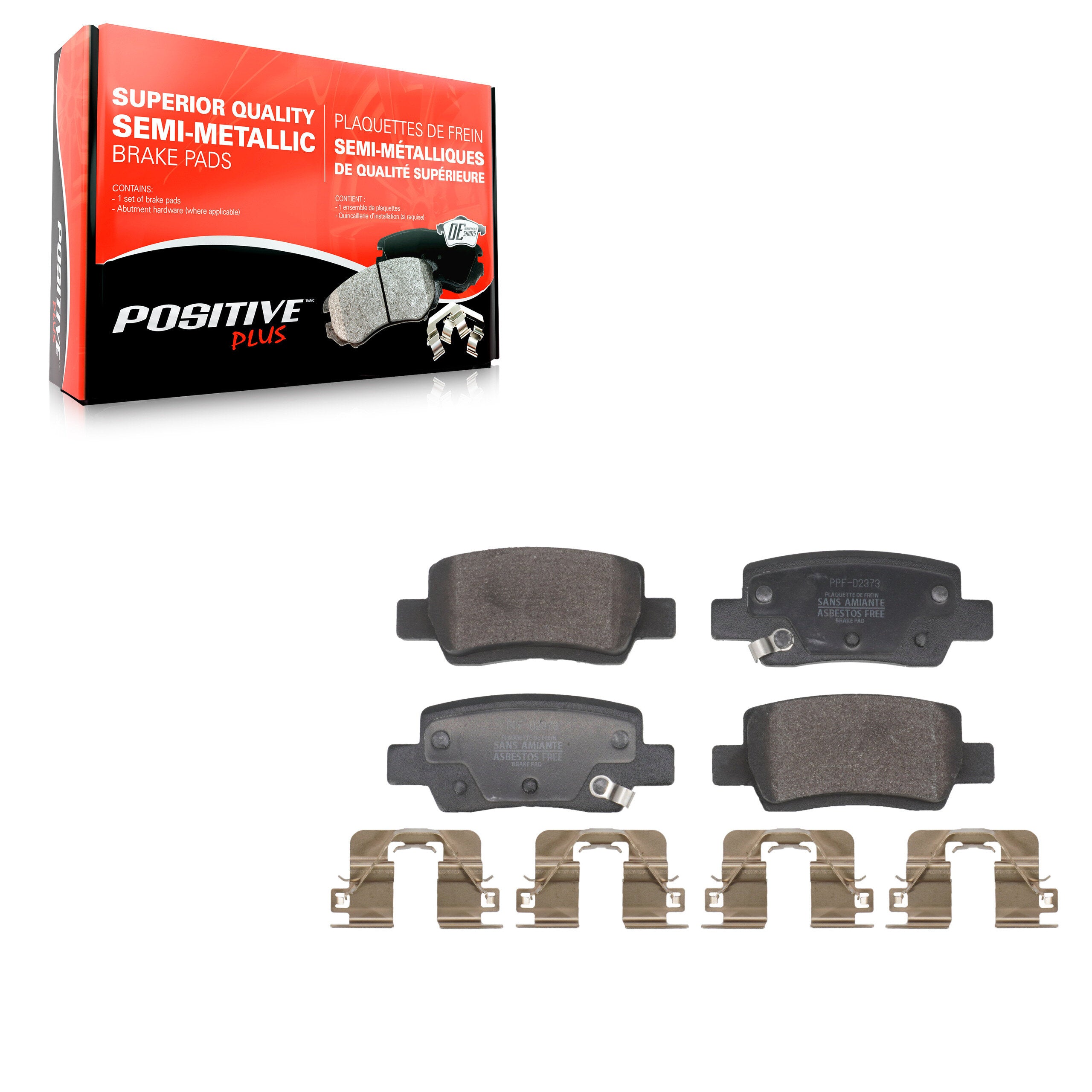 Positive Plus PPF-D2373 Disc Brake Pad for 2021-2025 Hyundai Kona product image