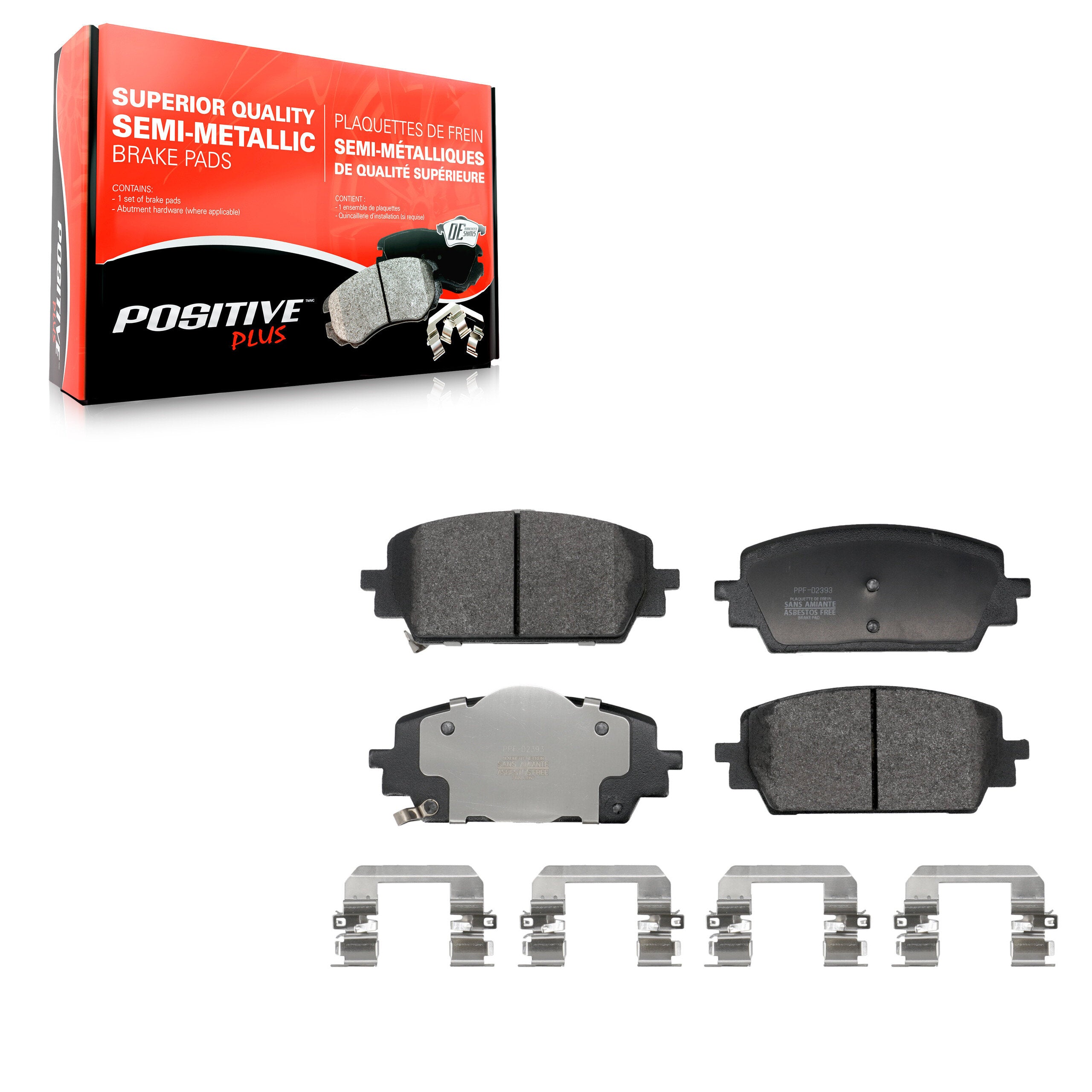 AmeriBRAKES_Semi-Metallic Brake Pads_PPF-D2393