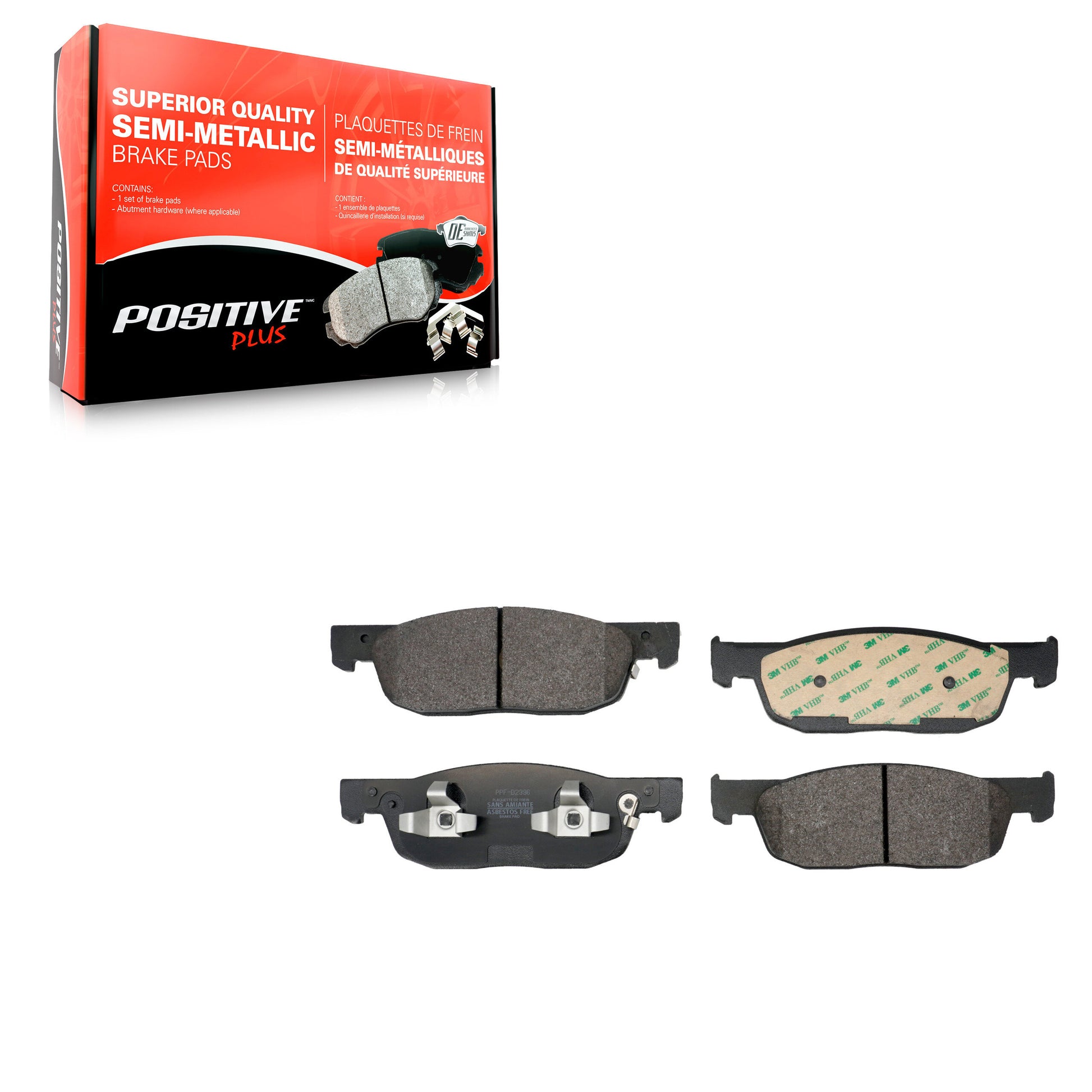 AmeriBRAKES_Semi-Metallic Brake Pads_PPF-D2396