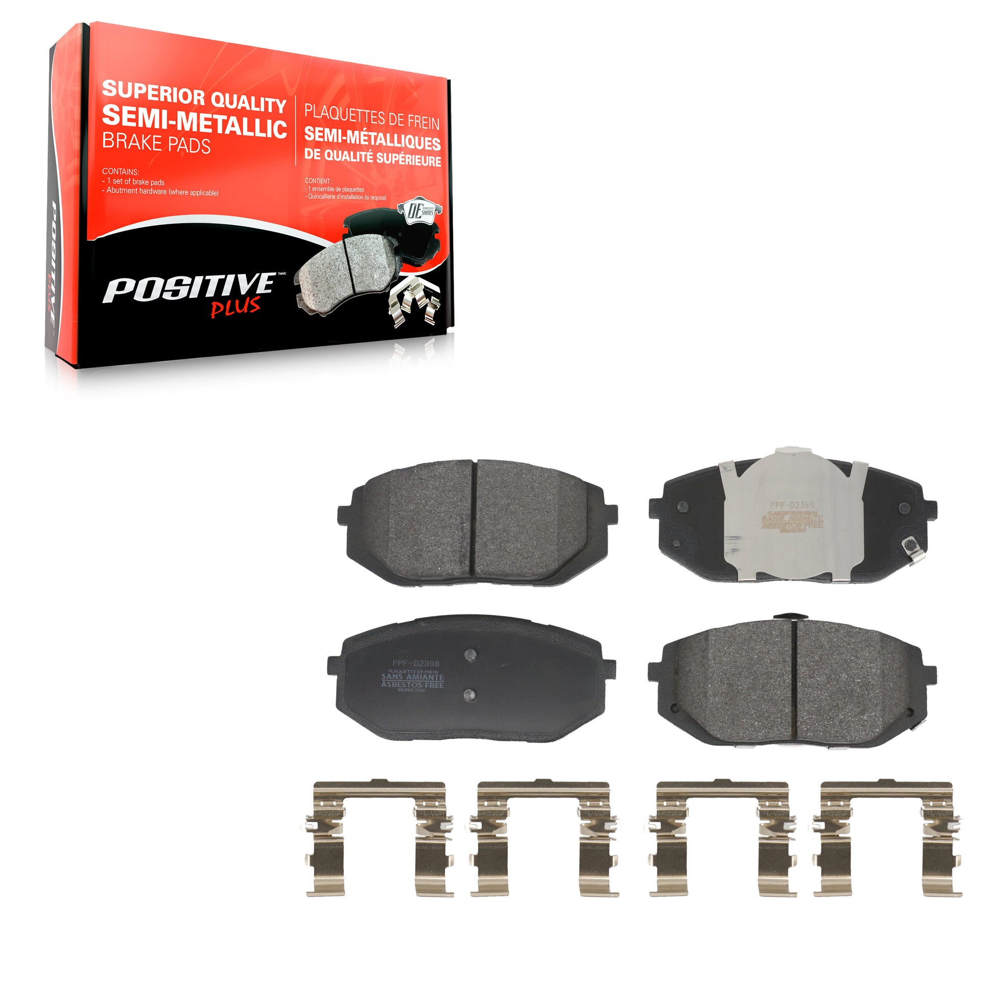 AmeriBRAKES_Semi-Metallic Brake Pads_PPF-D2398