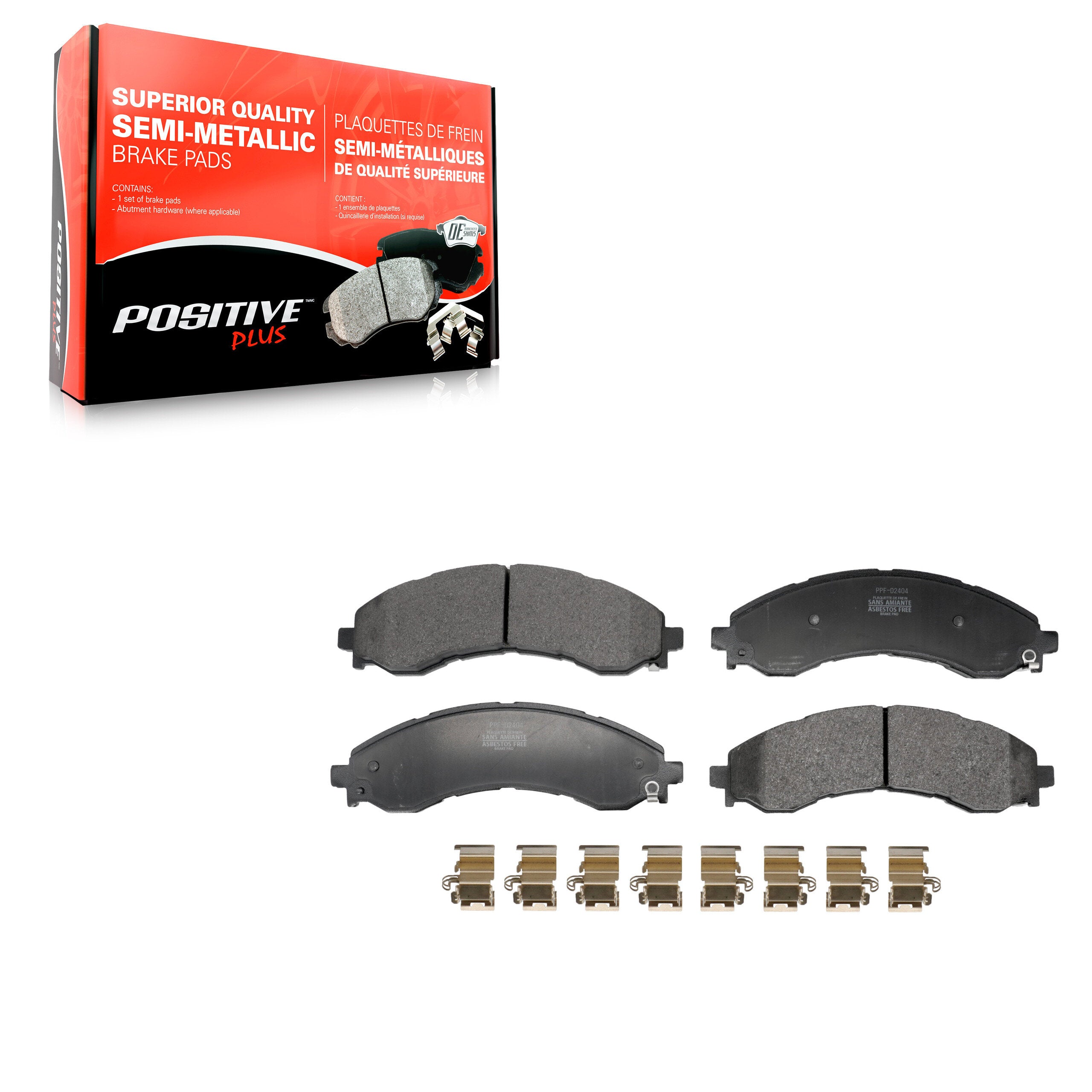Positive Plus PPF-D2404 Disc Brake Pad for 2021-2024 Chevrolet Express 2500 product image