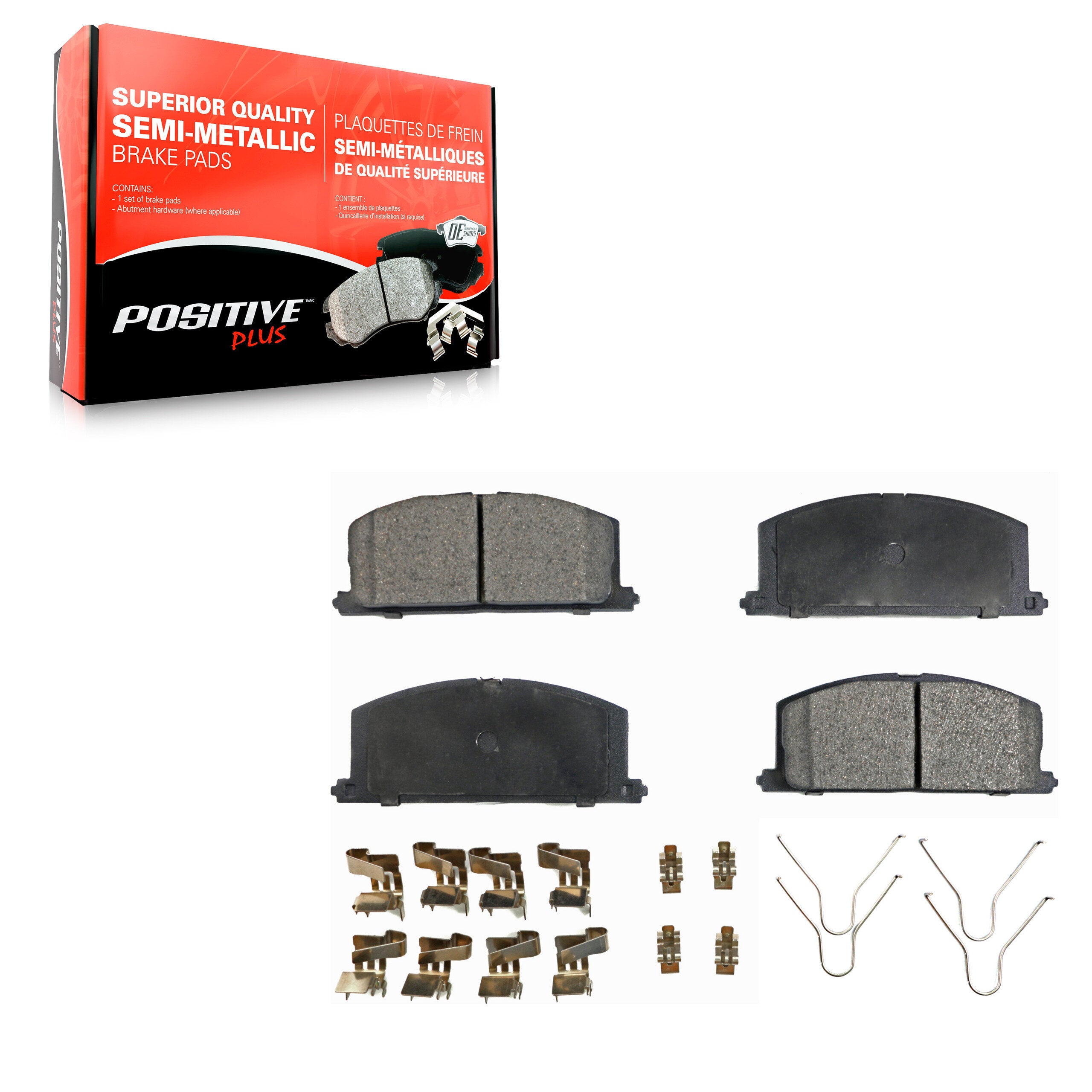 Positive Plus PPF-D242 Disc Brake Pad for 1983-1999 Toyota Paseo product image