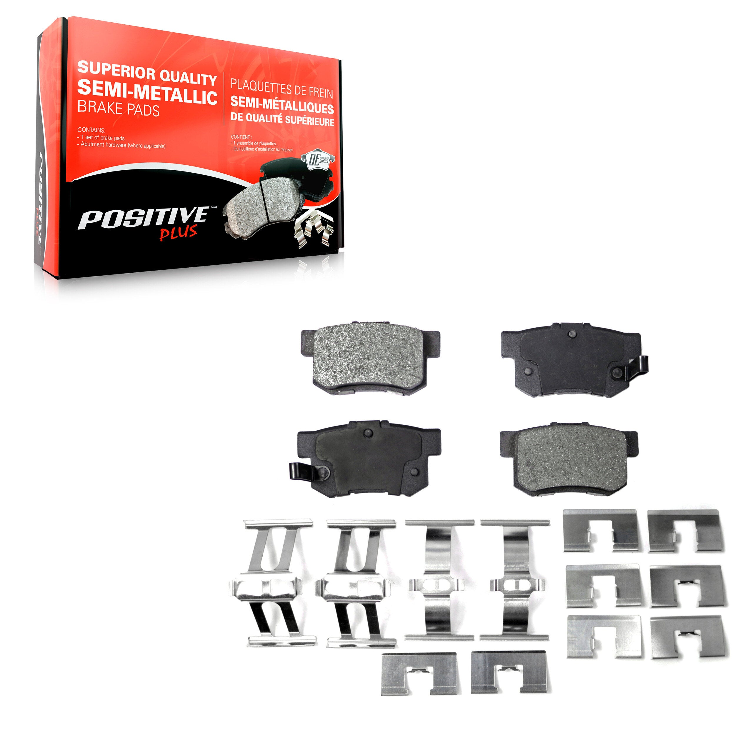 Positive Plus PPF-D537 Disc Brake Pad for 1987-2022 Honda Civic product image
