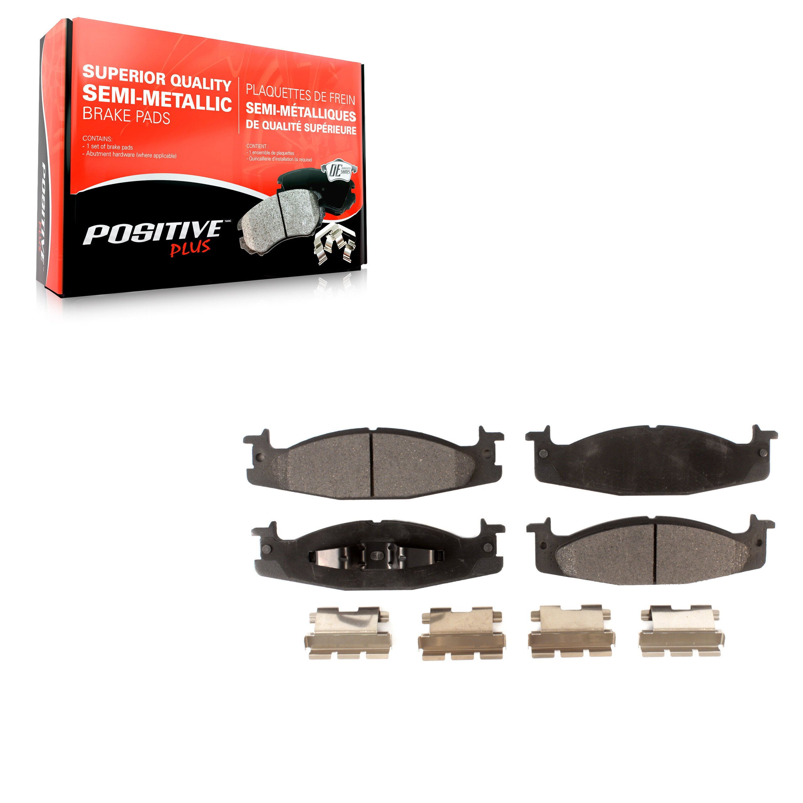 Positive Plus PPF-D632 Disc Brake Pad for 1994-2003 Ford E-150 product image