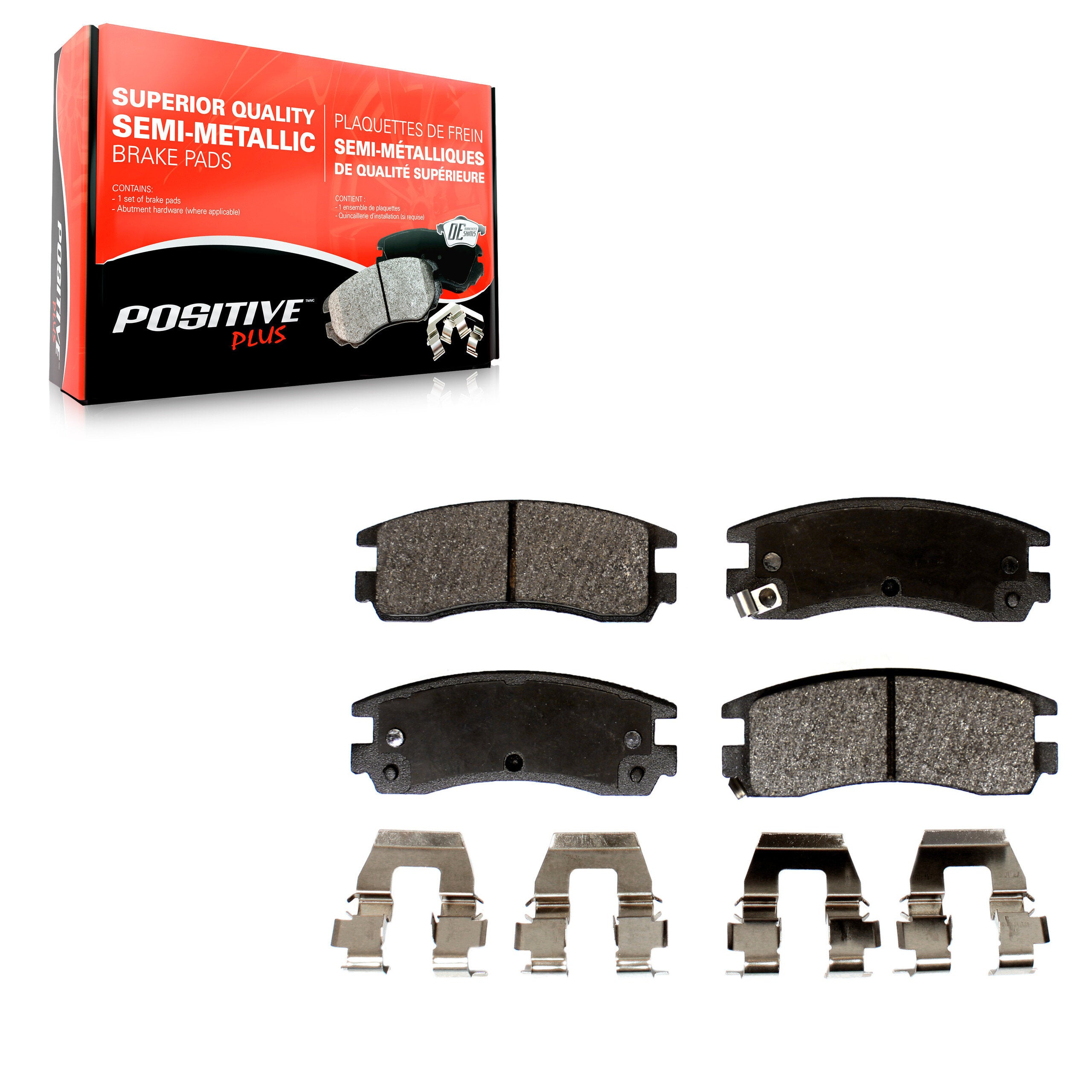 Positive Plus PPF-D698 Disc Brake Pad for 1997-2010 Chevrolet Impala product image