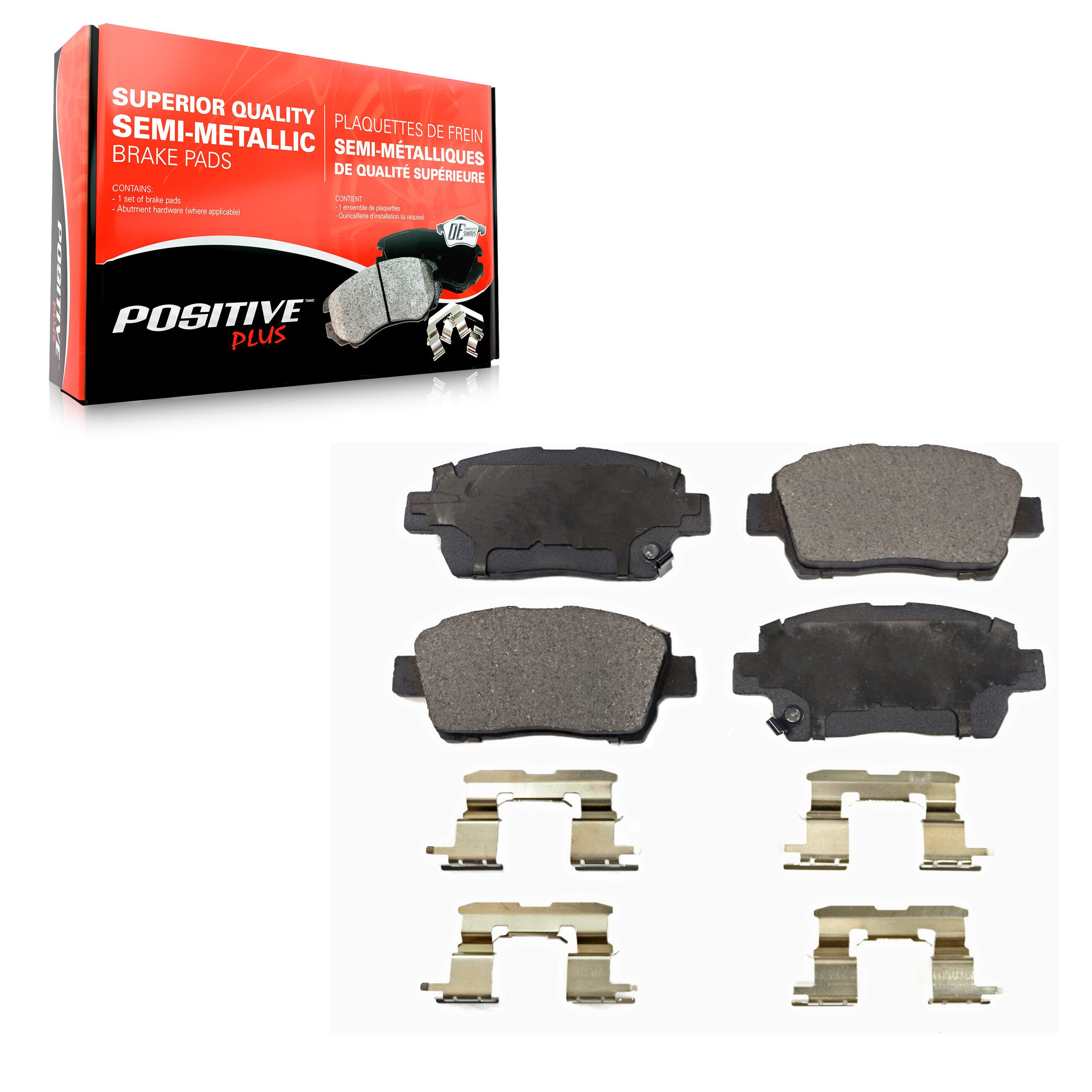 Positive Plus PPF-D822 Disc Brake Pad for 2000-2015 Scion iQ product image