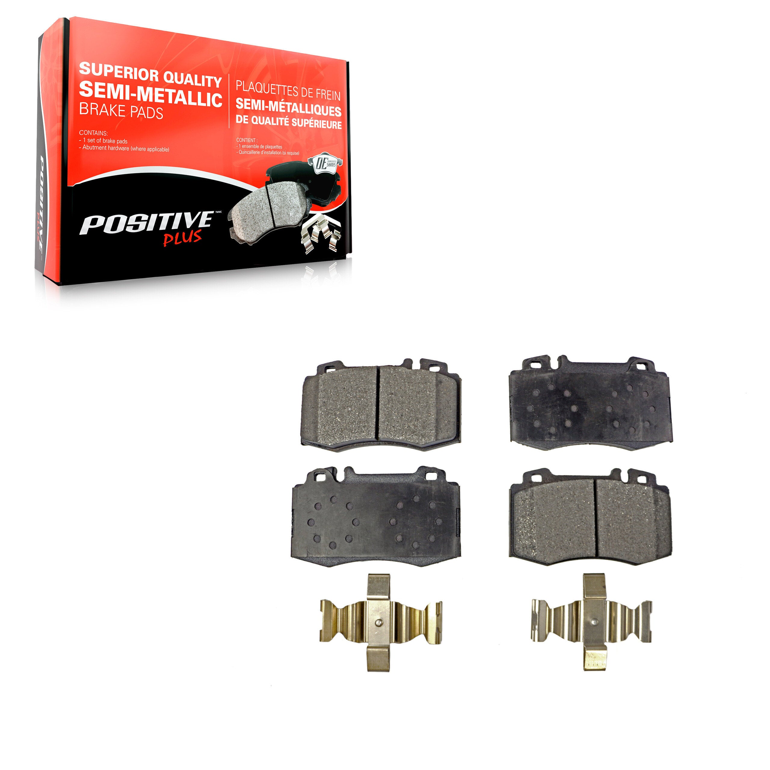 Positive Plus PPF-D847 Disc Brake Pad for 1993-2012 Mercedes-Benz CLK550 product image