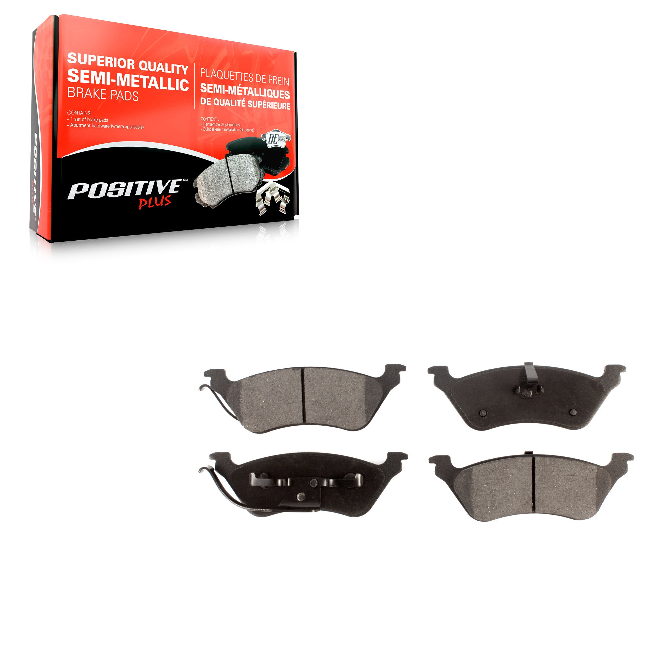 Positive Plus PPF-D858 Disc Brake Pad for 2001-2007 Chrysler Grand Voyager product image