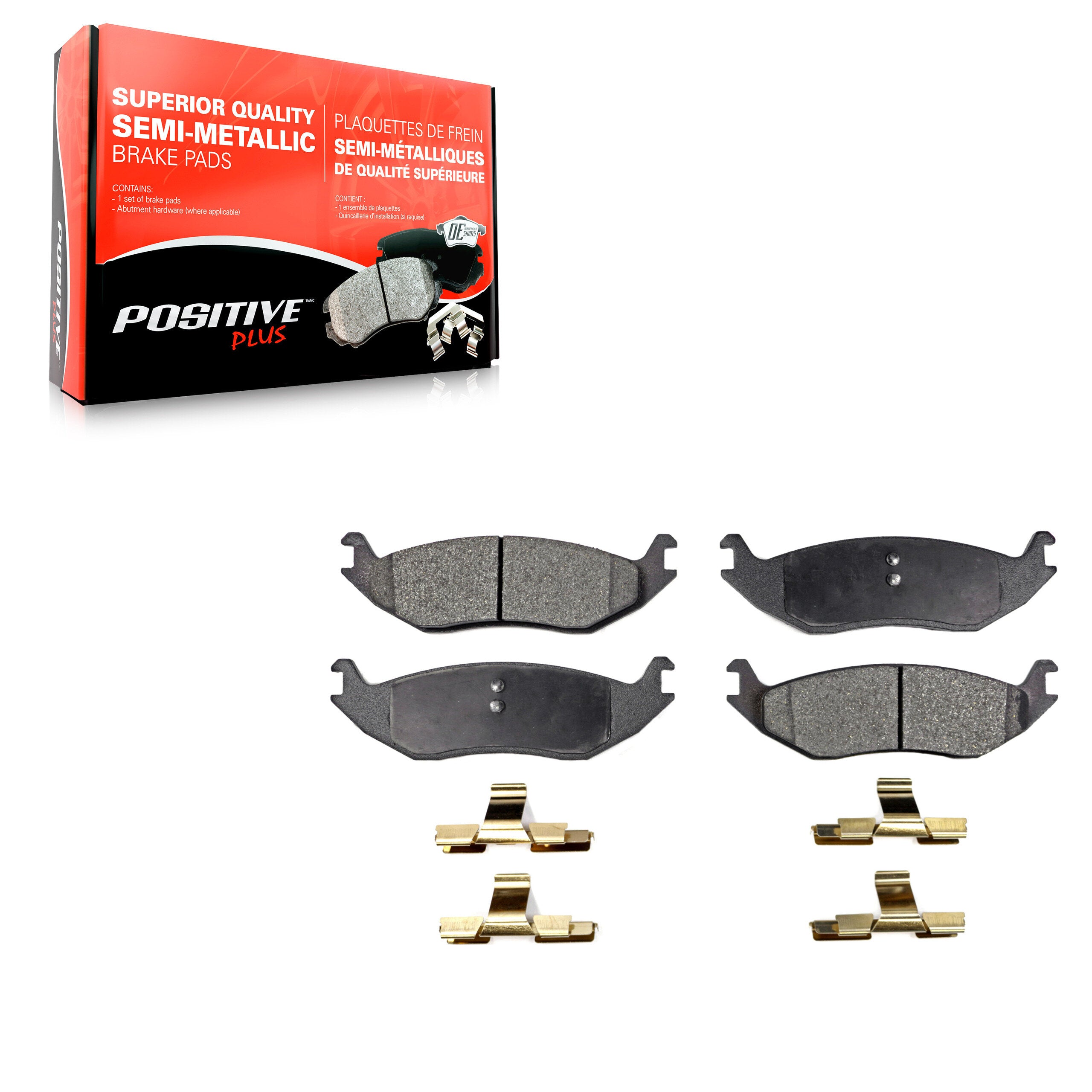 Positive Plus PPF-D967 Disc Brake Pad for 2003-2023 Ram 1500 Classic product image